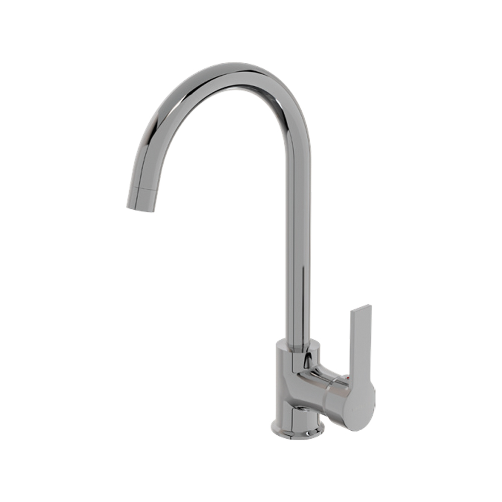 KE170 ELEGANCE Karışım KROM Kuğu Lavabo Bataryası