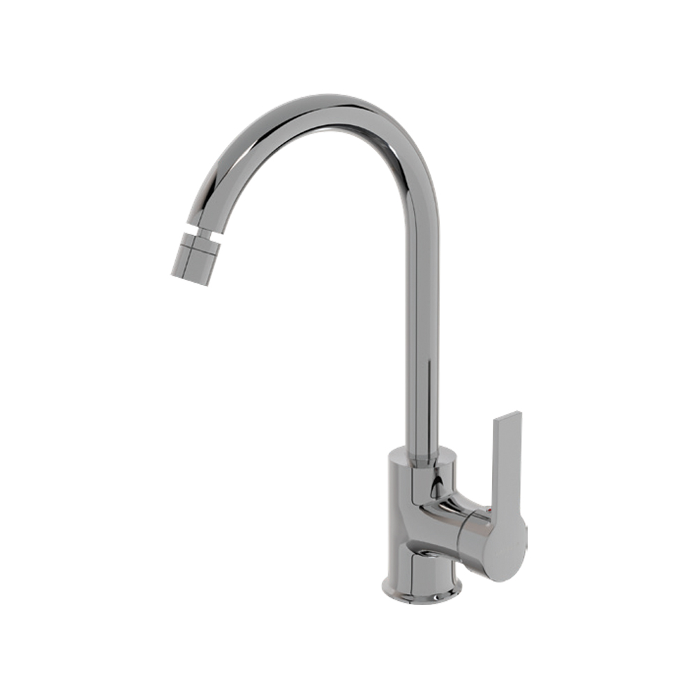 KE120 MOENA Karışım KROM Kuğu Lavabo Bataryası