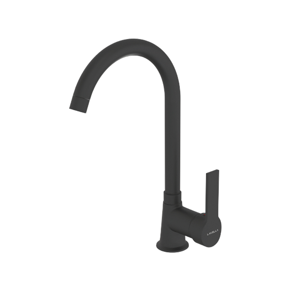 KES370 EVA S Siyah Kuğu E LAVABO ARMATÜRÜ