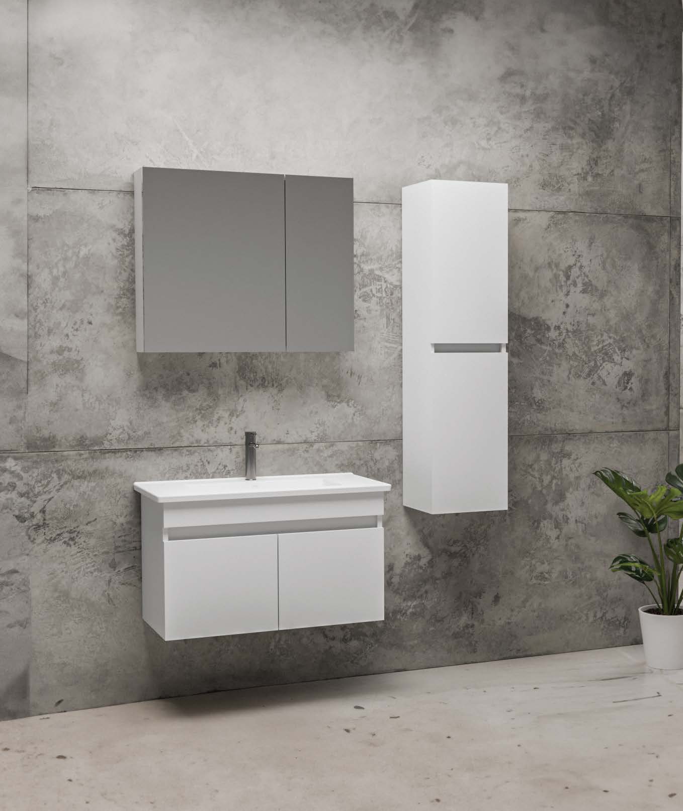 SAVA PLUS 55 cm, 65 cm veya 80 cm Banyo Dolabı