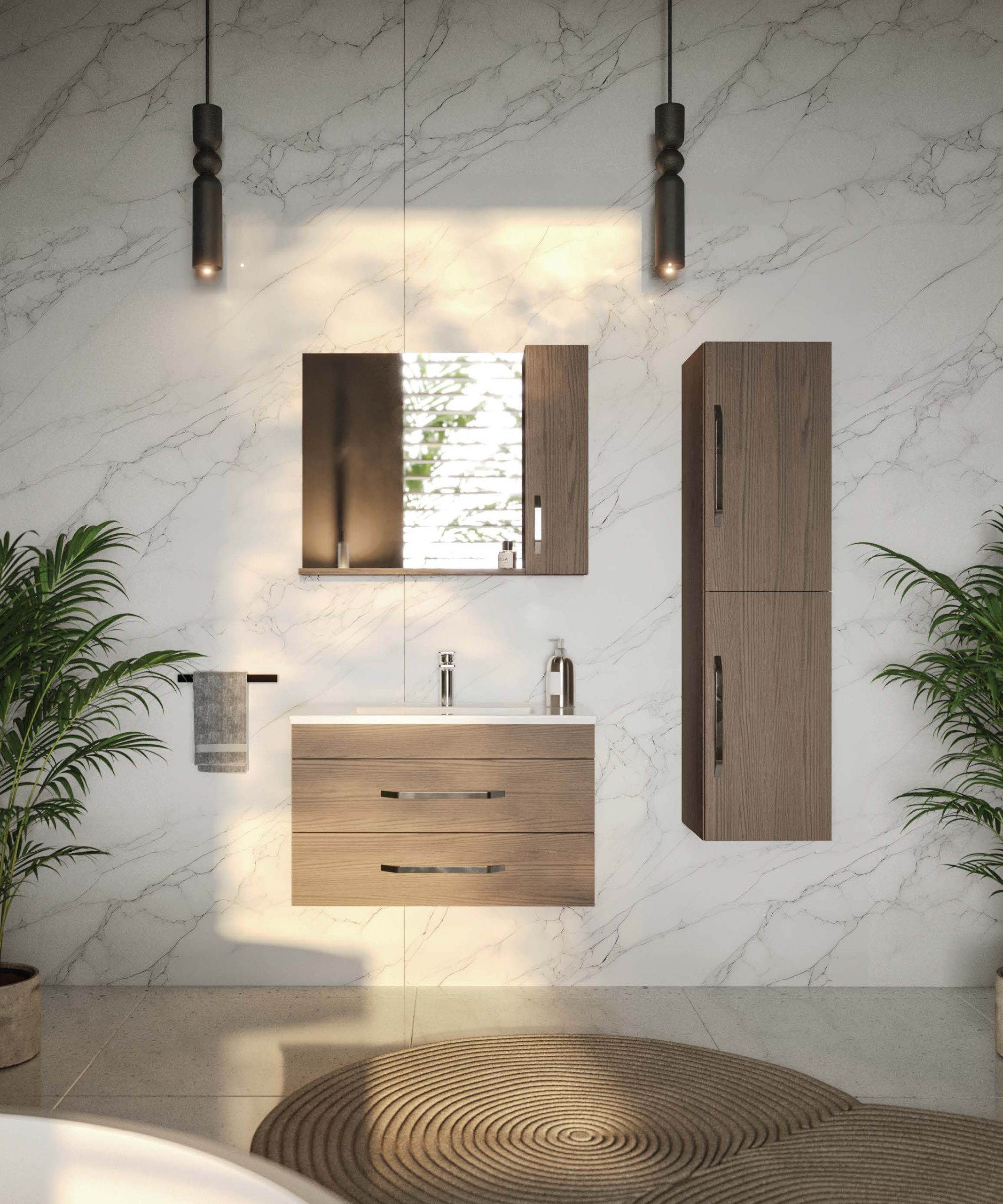 DIVA 65 cm Banyo Dolabı
