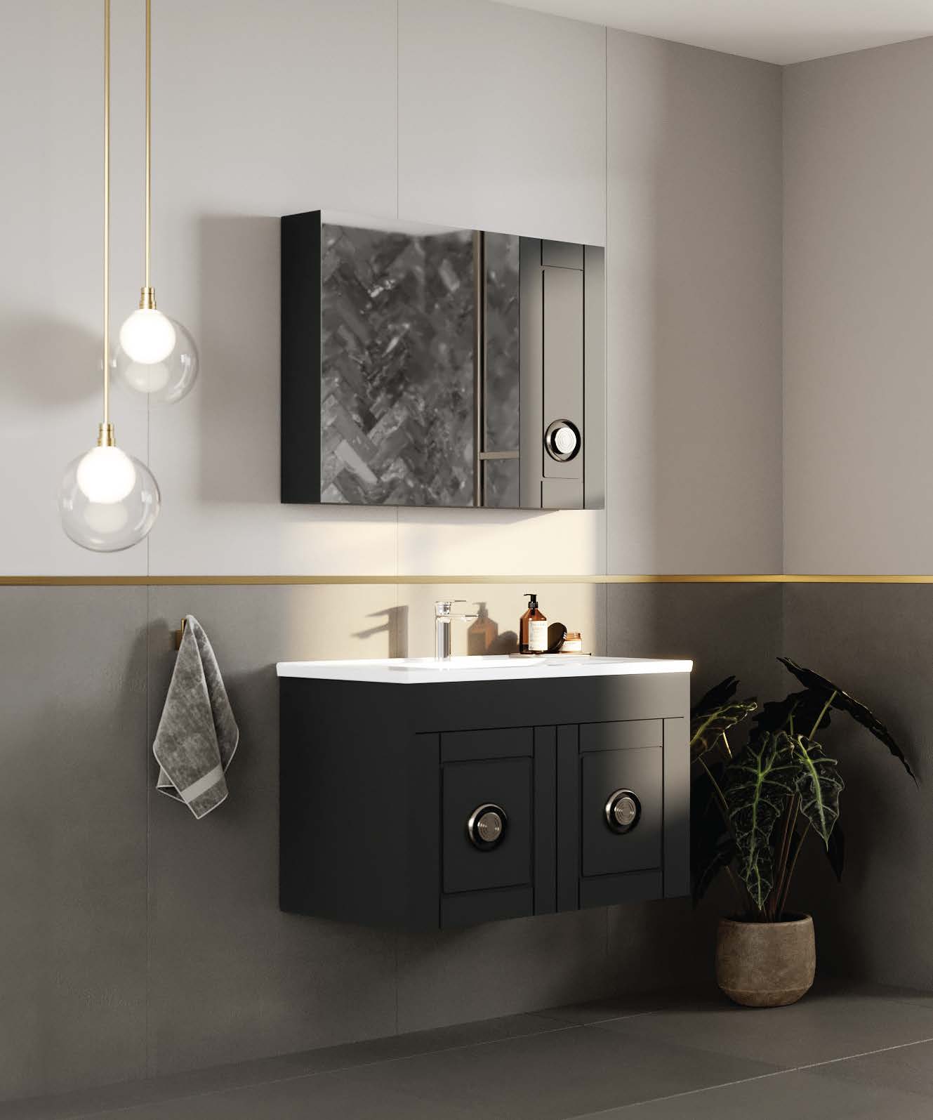LENA 65 cm Banyo Dolabı