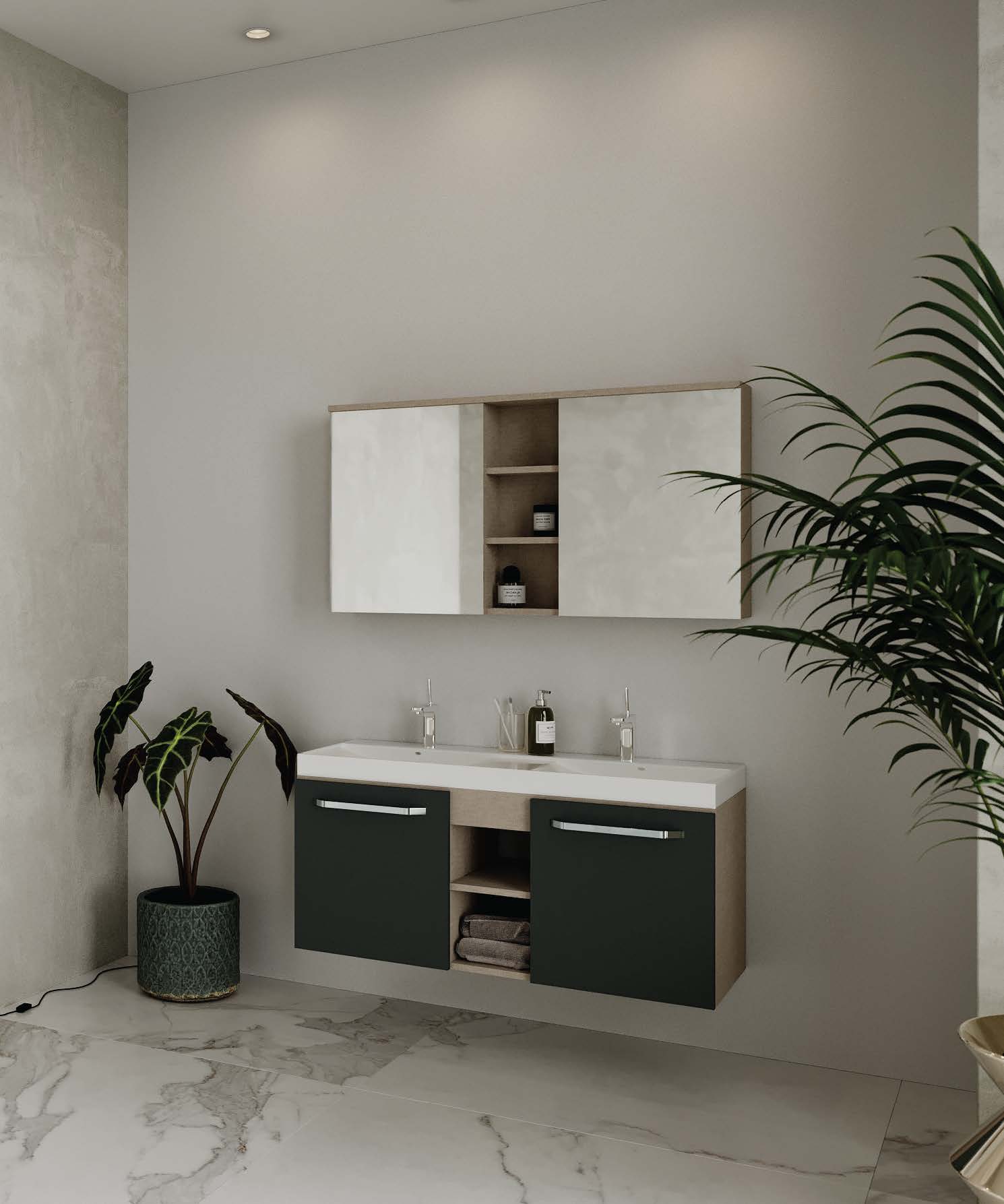 MOKA 120 cm Banyo Dolabı