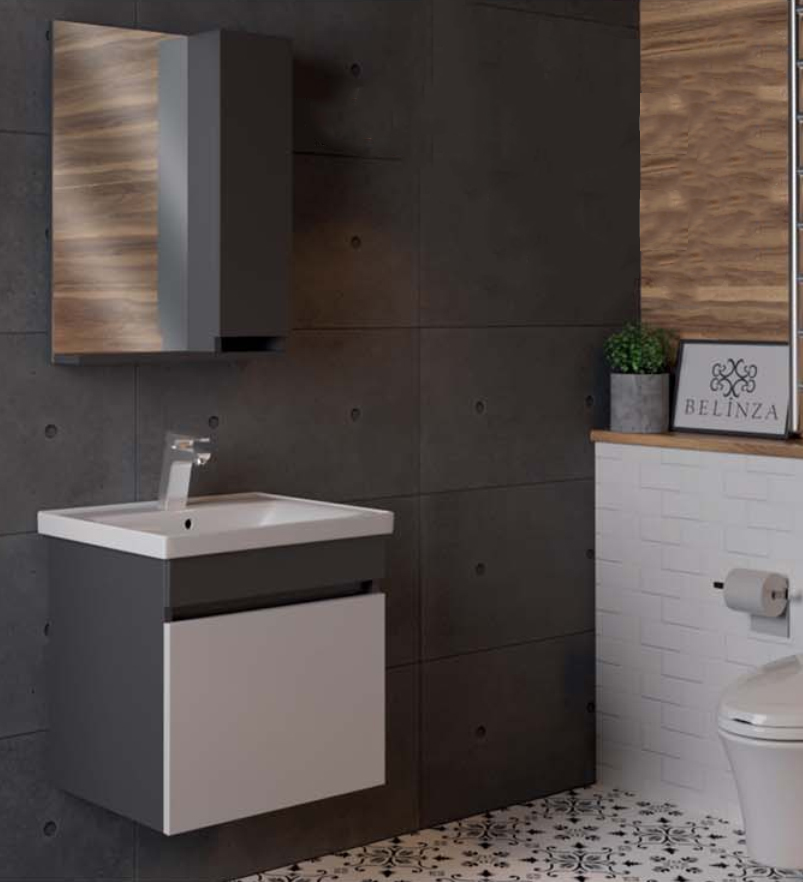 SAVA 80, 65 veya 55 cm Banyo Dolabı