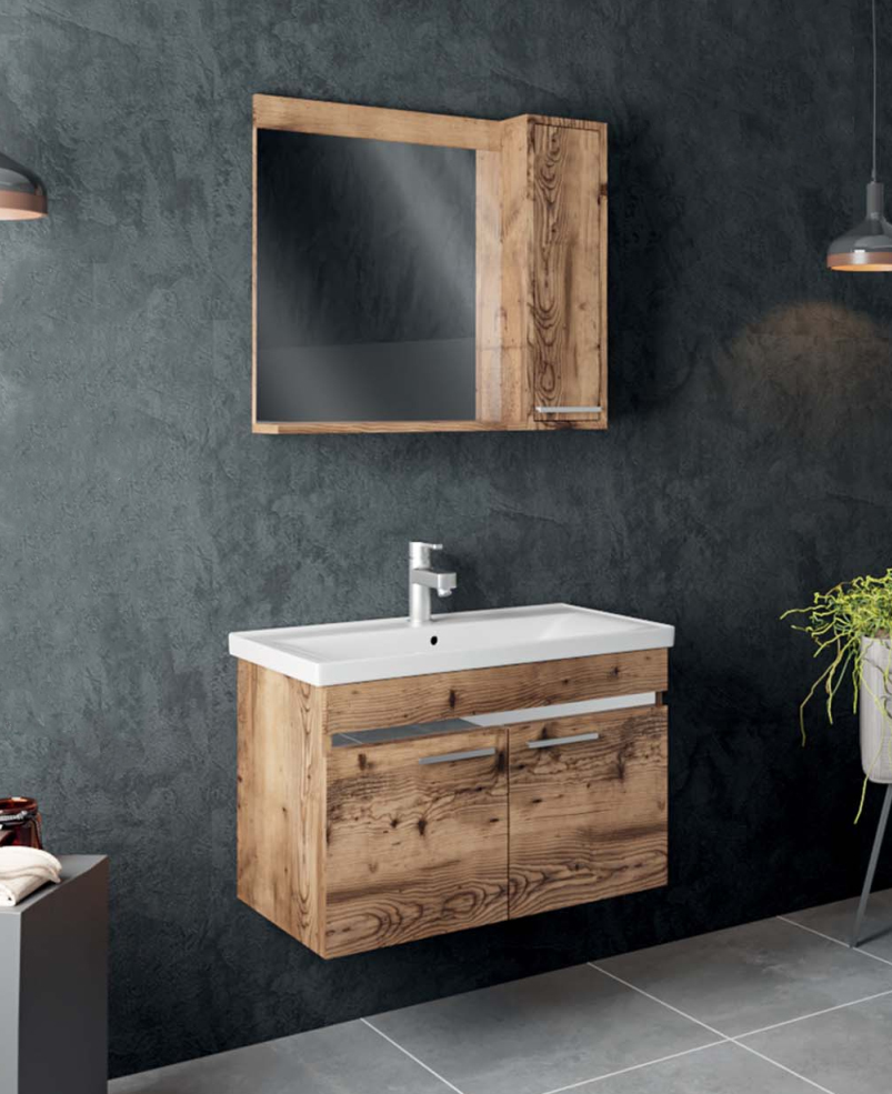 LUSSO 80 cm veya 60 cm Banyo Dolabı