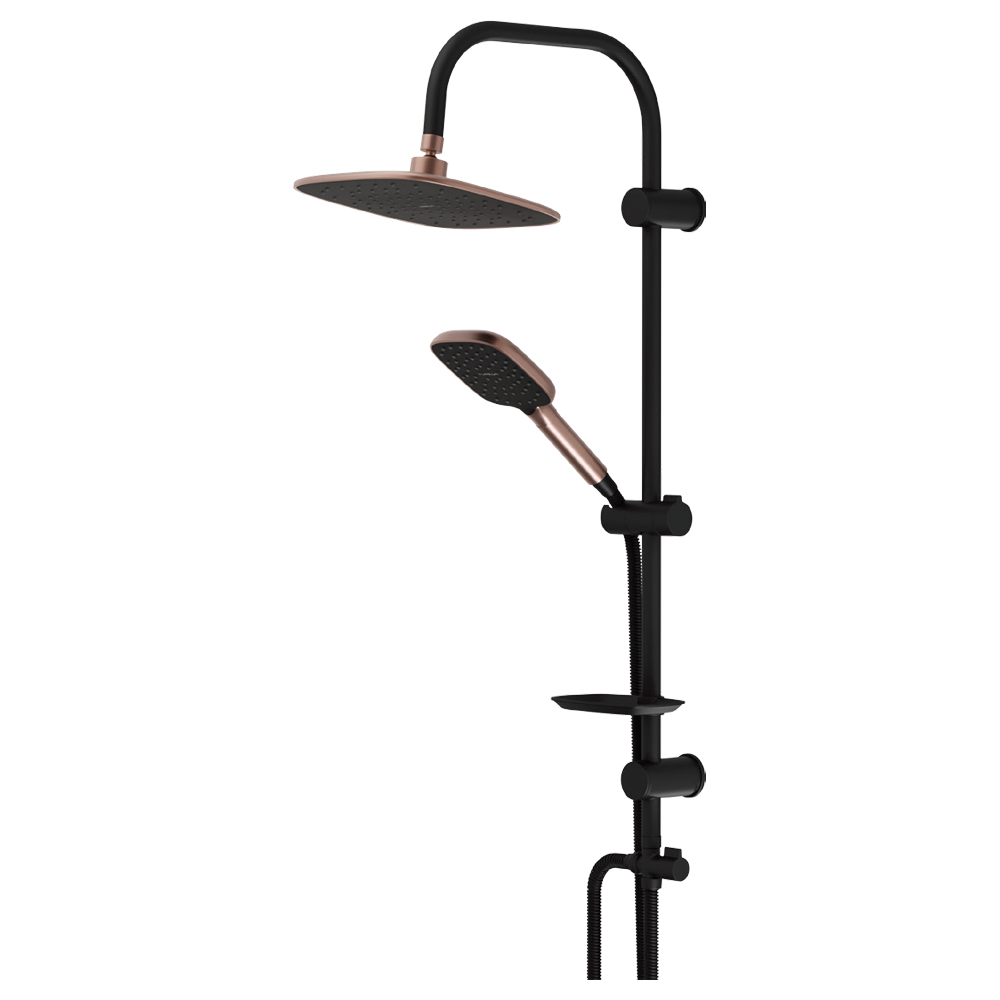 LVT-1064 LAVELLA PERFECT BRONZ SİYAH YAĞMUR DUŞU TAKIMI