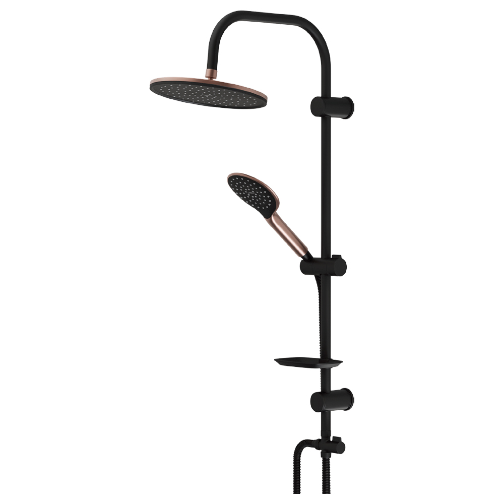 LVT-1062 LAVELLA LUXE BRONZ SİYAH YAĞMUR DUŞ TAKIMI