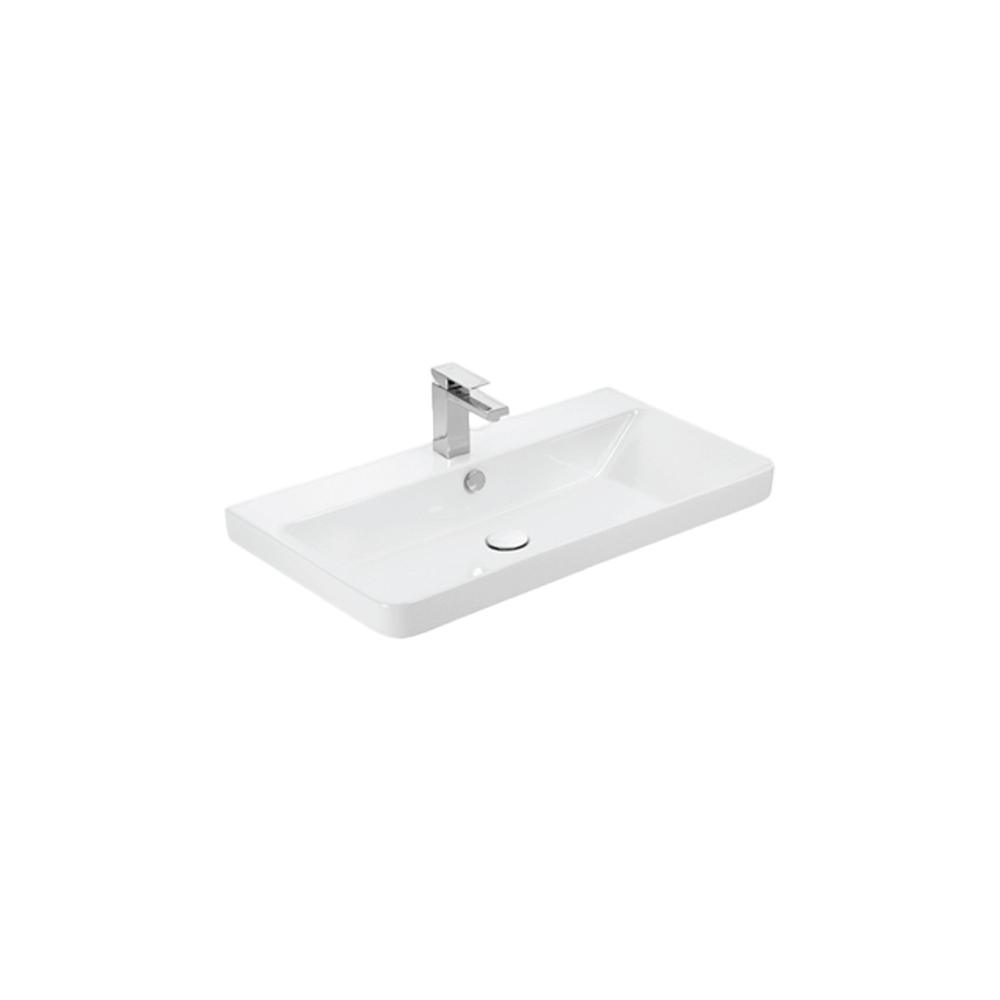 LÜKS 11080 SERAMİK LAVABO 80 CM