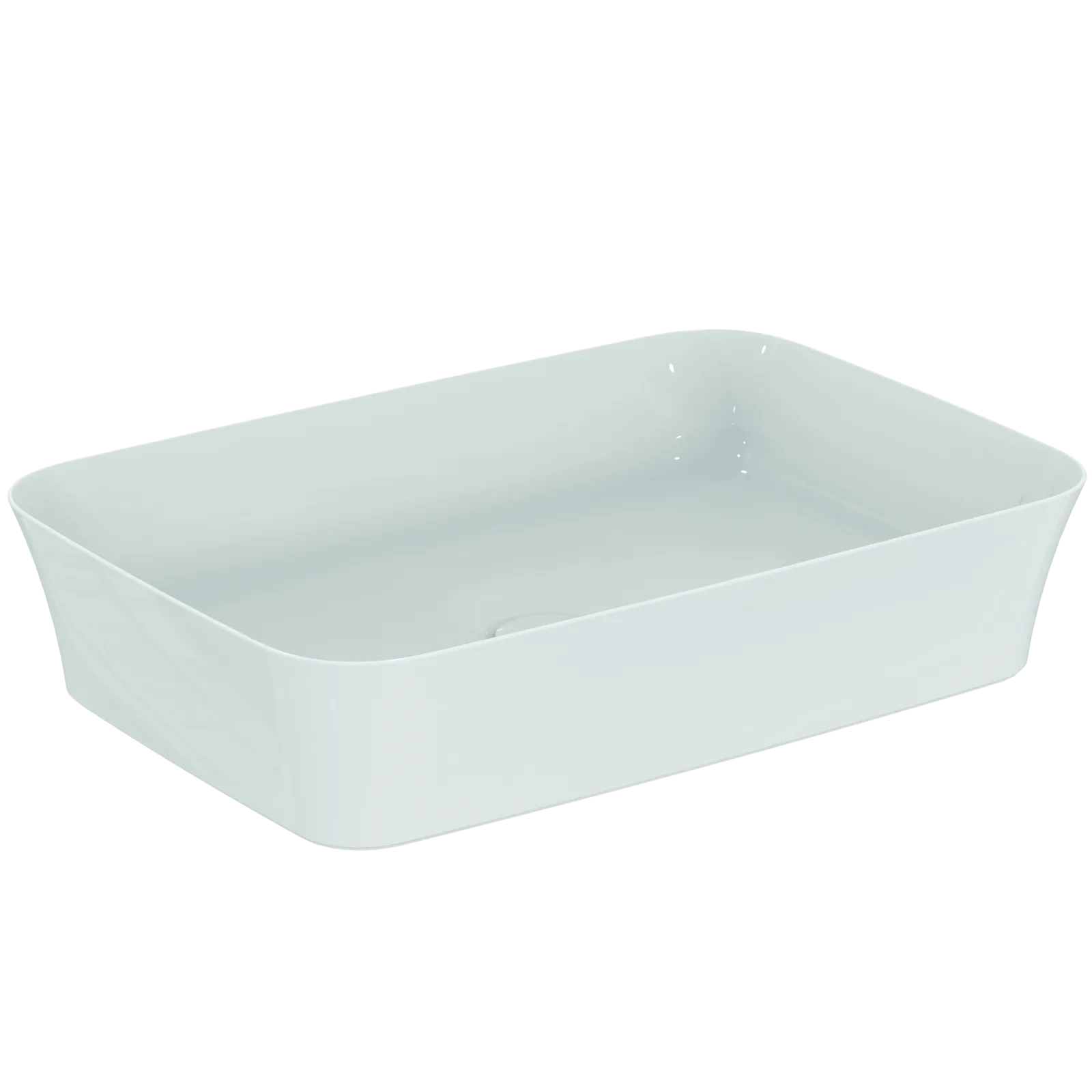 Çanak Lavabo 550x380x125 mmGrinded bottom side, batarya deliksiz, taşma deliksiz