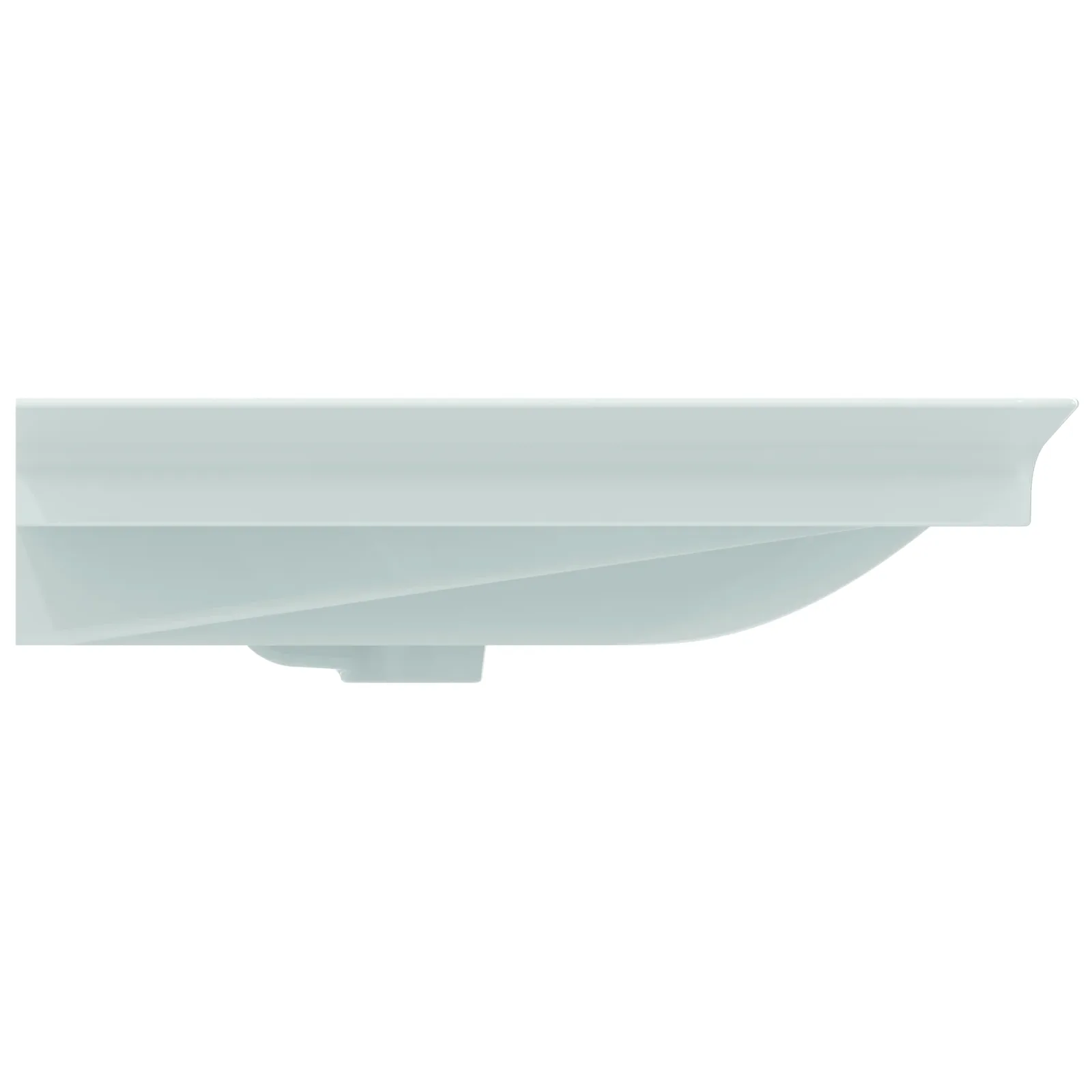 Etajerli Lavabo 1060x535x155 mm, batarya deliksiz, taşma delikli