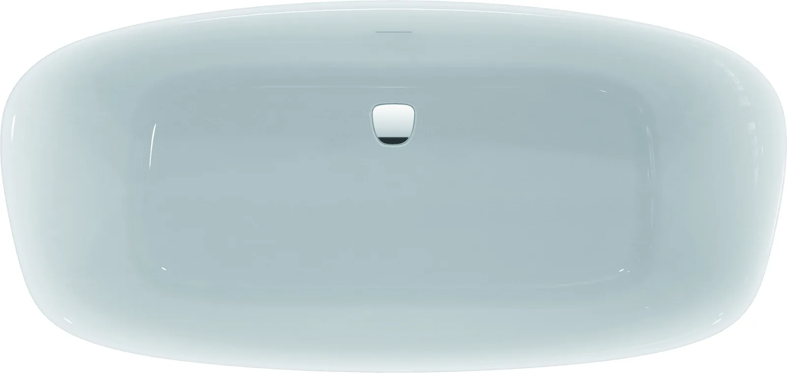 Freestanding Küvet 1900x900x610 mm, batarya deliksiz, taşma delikli, sifon kumandalı görsel 2