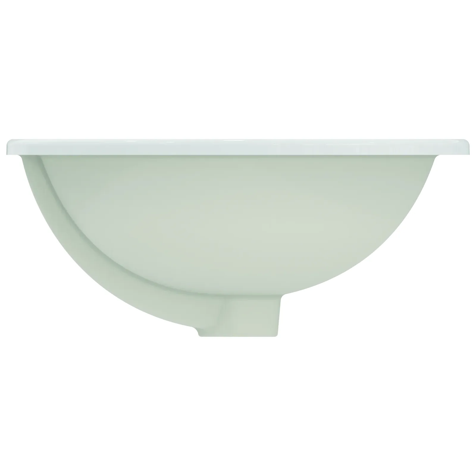 Lavabo 620x410x175 mm, batarya deliksiz, taşma delikli