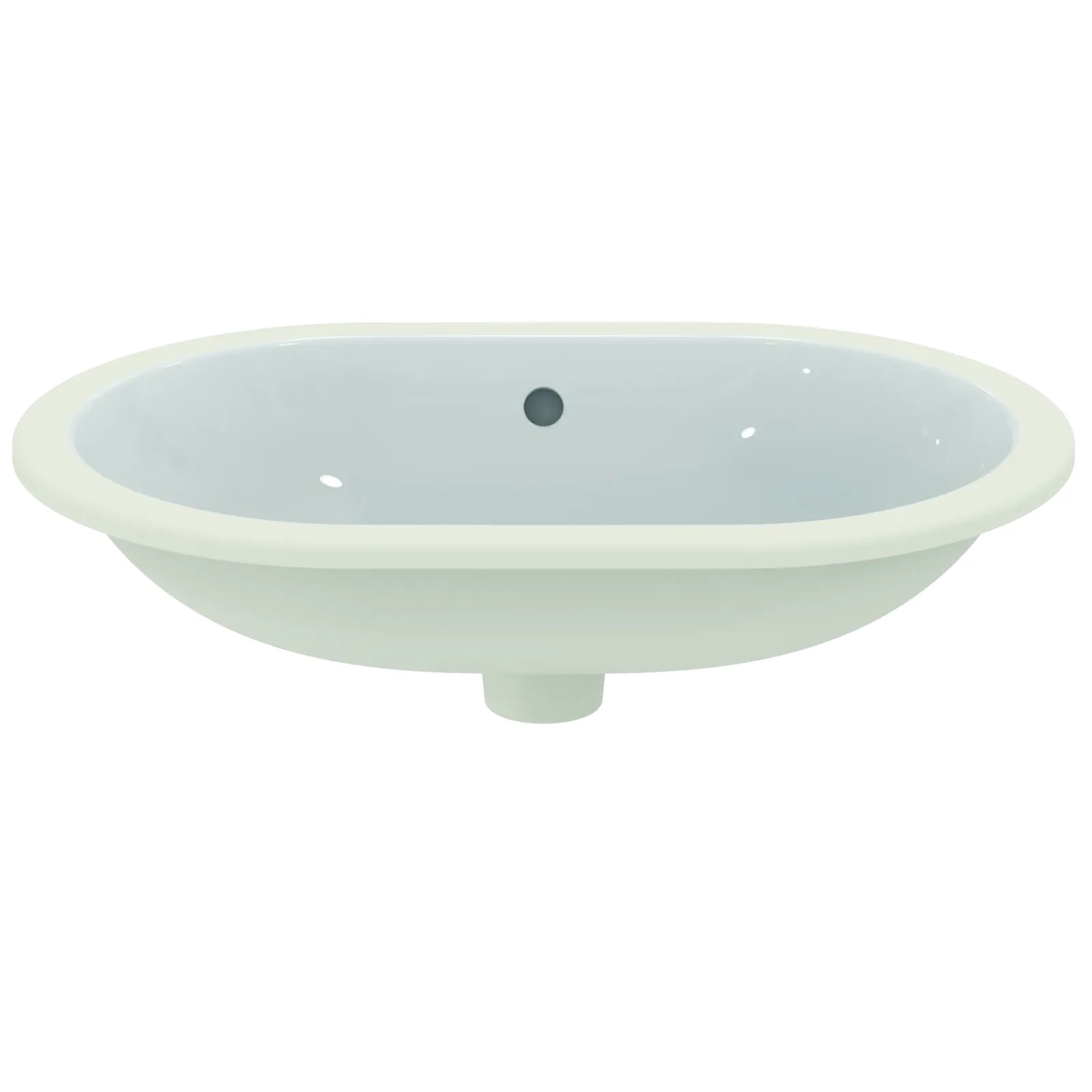 Tezgah Altı Lavabo 620x410x175 mm, batarya deliksiz, taşma delikli