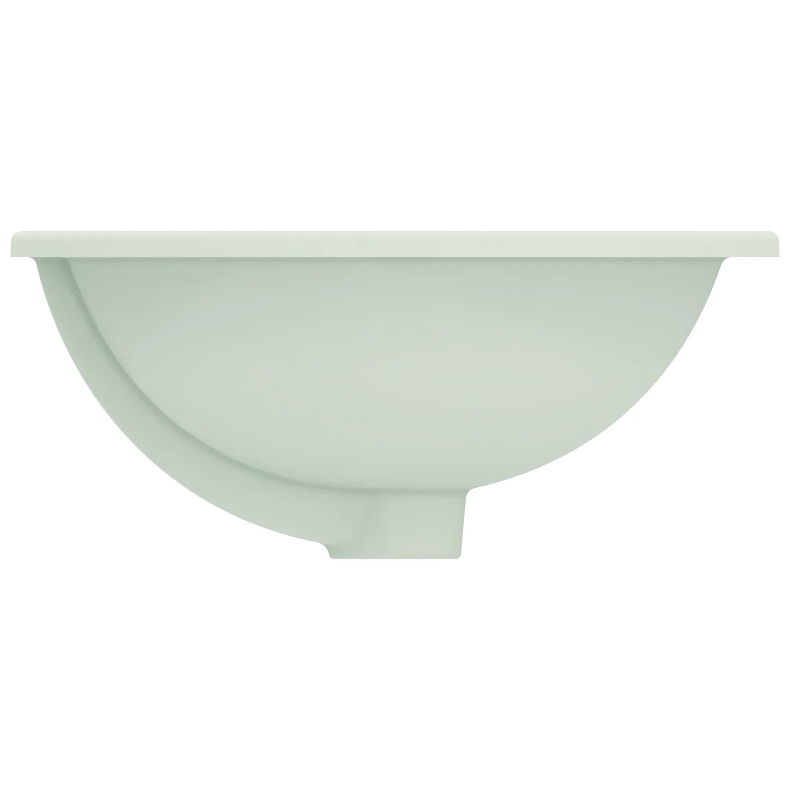 Tezgah Altı Lavabo 620x410x175 mm, batarya deliksiz, taşma delikli