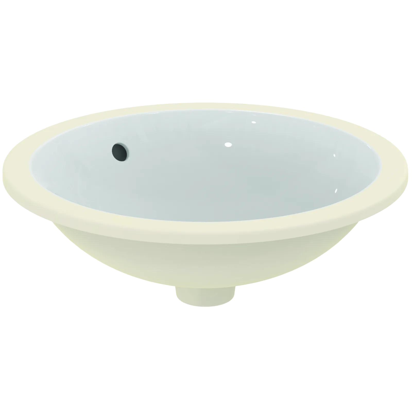 Tezgah Altı Lavabo 480x480x175 mm, batarya deliksiz, taşma delikli