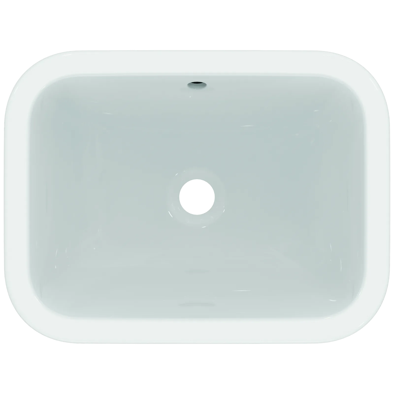 Lavabo 500x380x175 mm, batarya deliksiz, taşma delikli görsel 4
