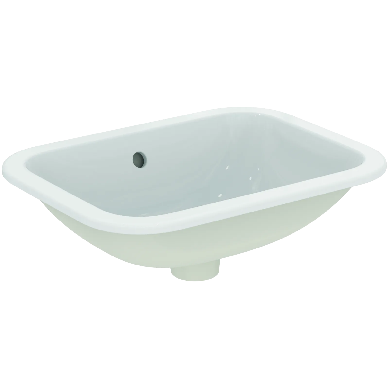 Lavabo 500x380x175 mm, batarya deliksiz, taşma delikli