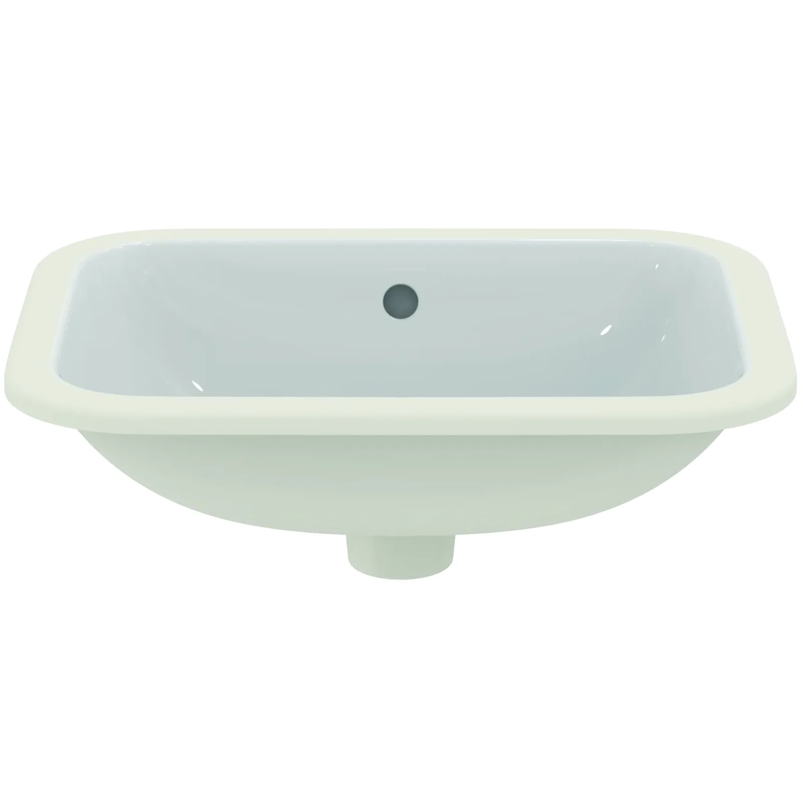 Tezgah Altı Lavabo 500x380x175 mm, batarya deliksiz, taşma delikli