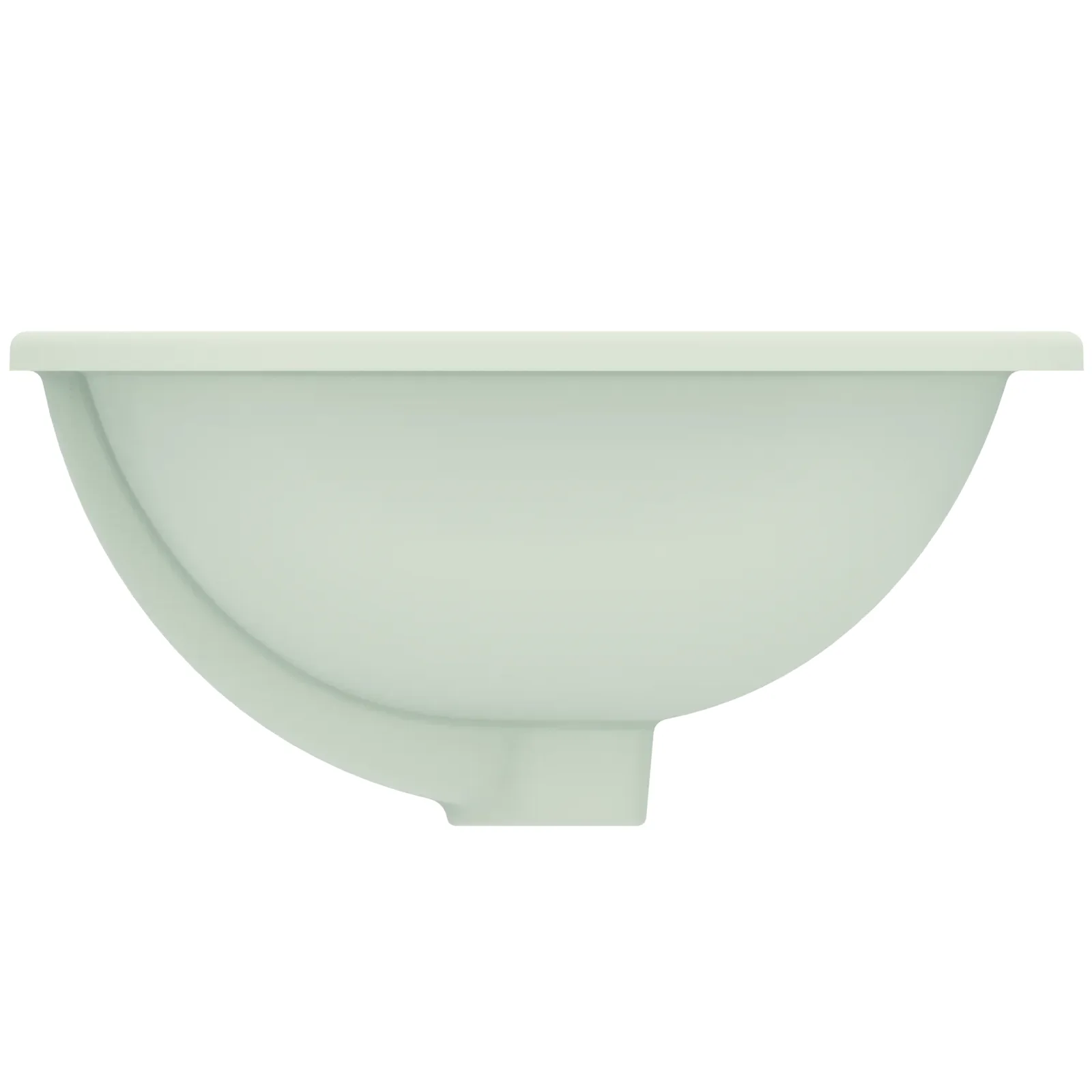 Tezgah Altı Lavabo 500x380x175 mm, batarya deliksiz, taşma delikli