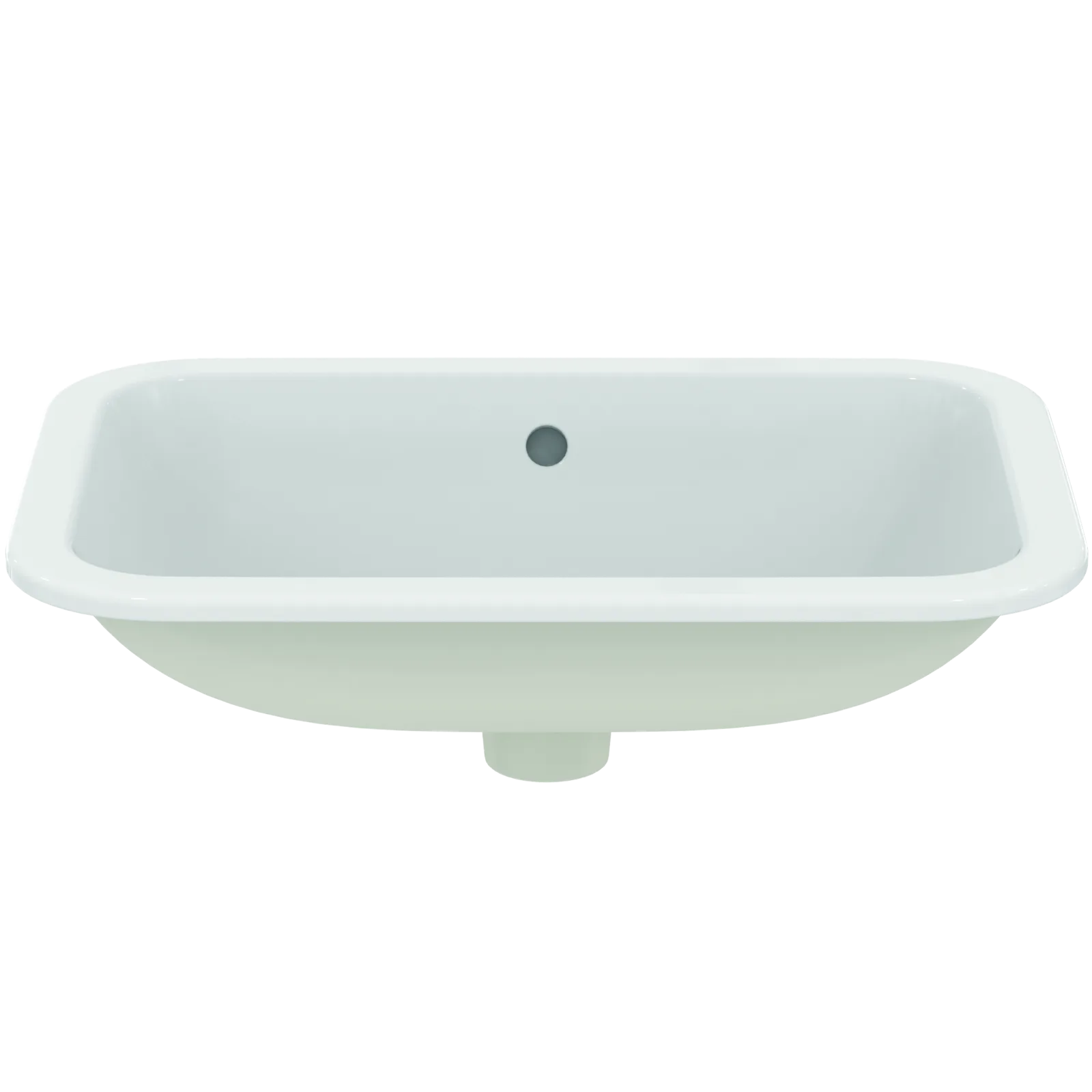 Lavabo 580x410x175 mm, batarya deliksiz, taşma delikli