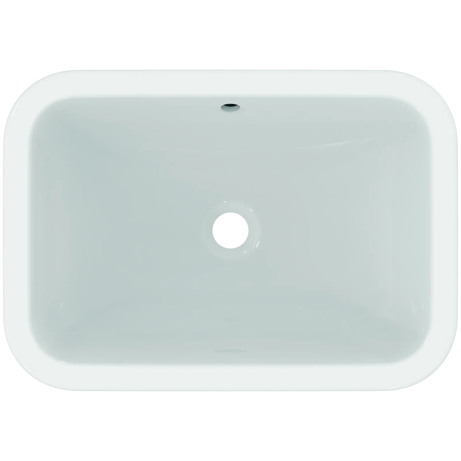 Lavabo 580x410x175 mm, batarya deliksiz, taşma delikli