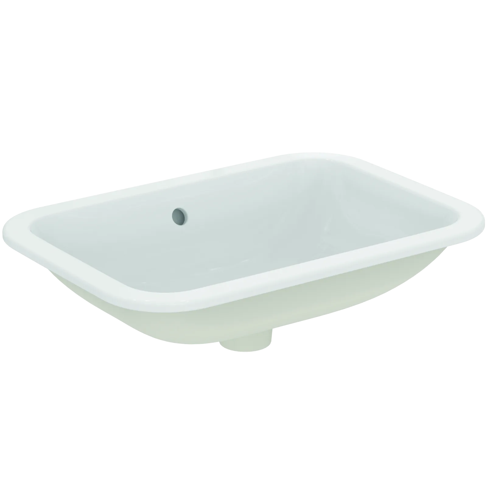 Lavabo 580x410x175 mm, batarya deliksiz, taşma delikli
