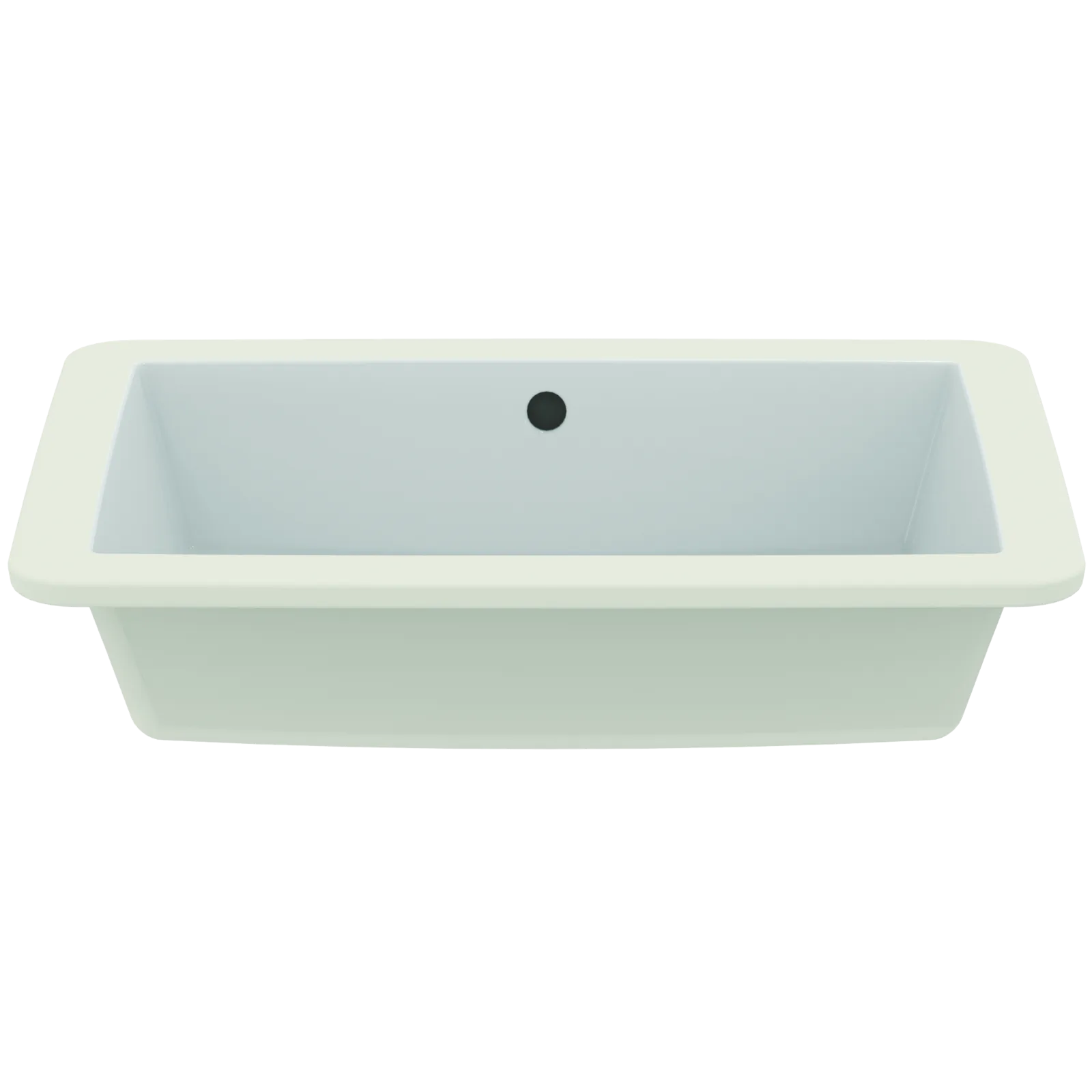 Tezgah Altı Lavabo 595x440x180 mm, batarya deliksiz, taşma delikli görsel 2