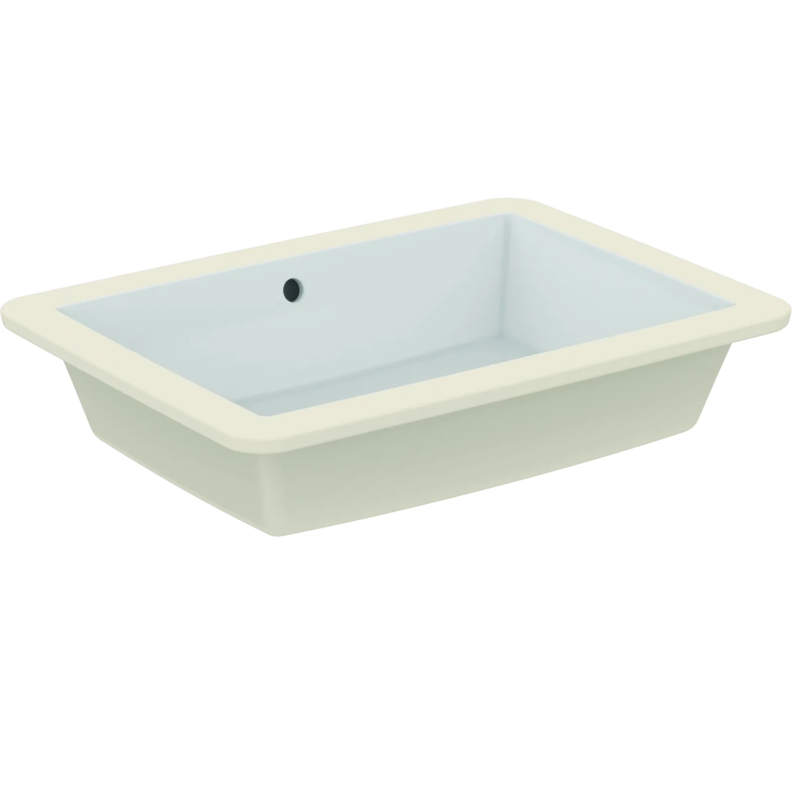 Tezgah Altı Lavabo 595x440x180 mm, batarya deliksiz, taşma delikli