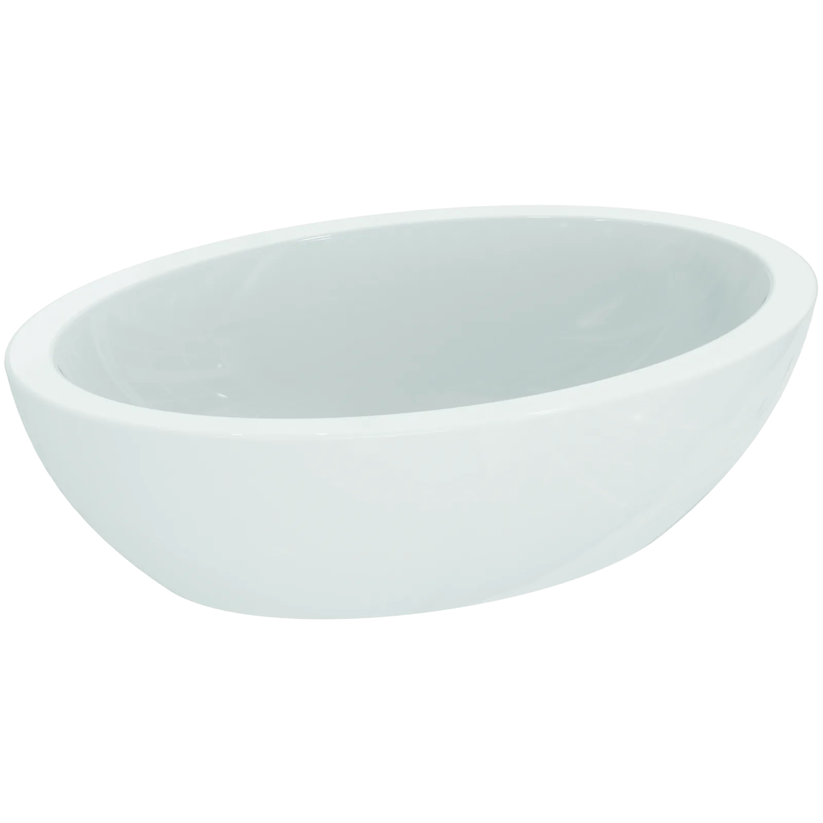 Çanak Lavabo 600x420x160 mmGrinded bottom side, batarya deliksiz, taşma deliksiz