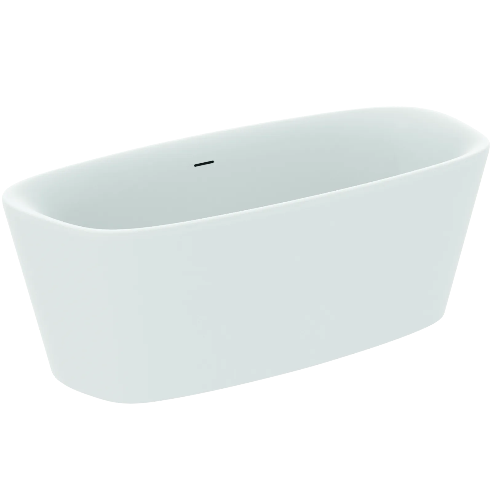 Freestanding Küvet 1700x755x610 mm, batarya deliksiz, taşma delikli, sifon kumandalı