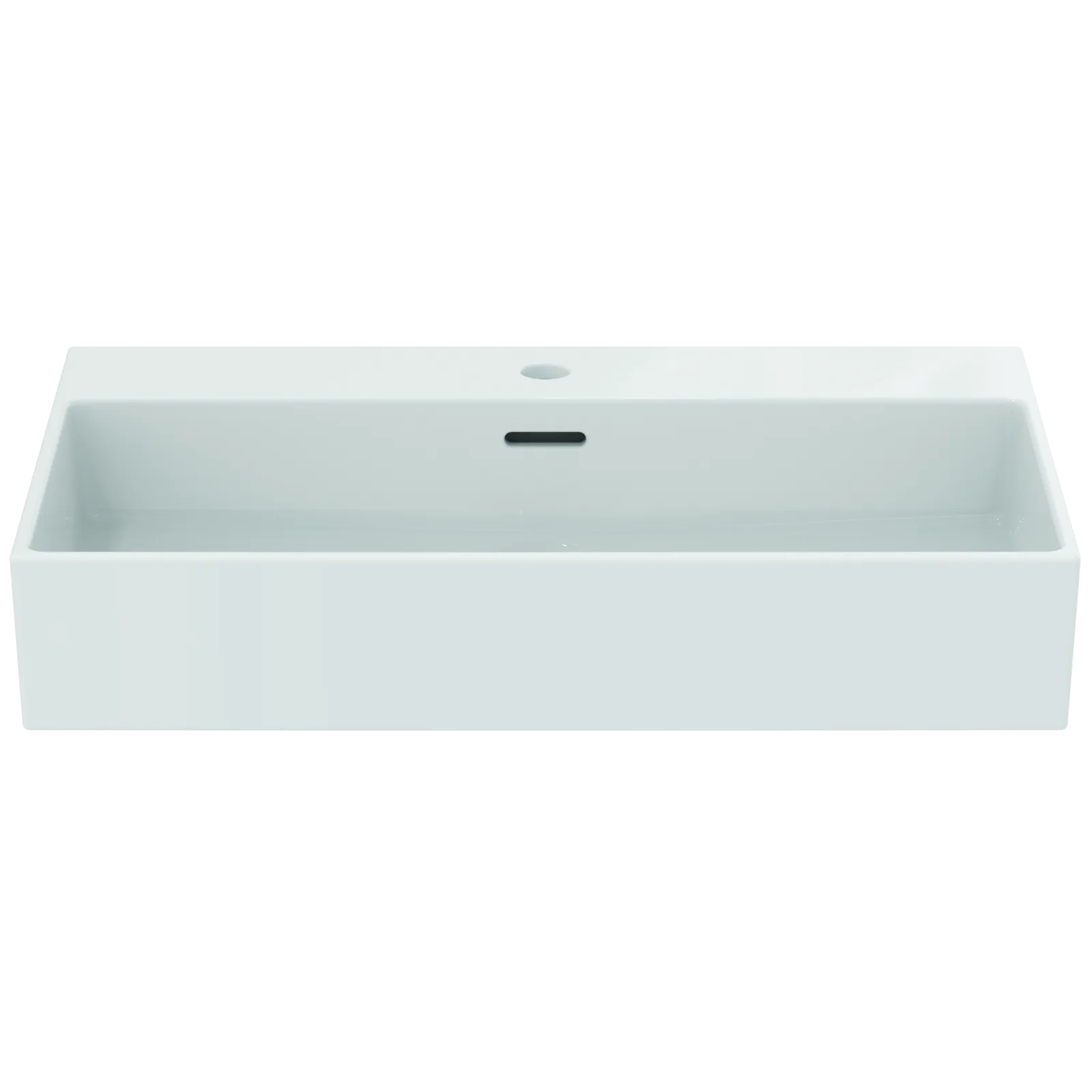 Lavabo 700x450x150 mm, 1 tek batarya delikli, taşma delikli