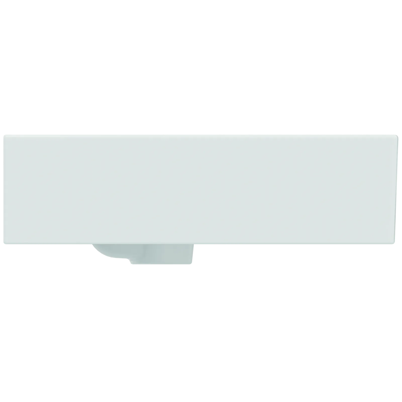 Lavabo 700x450x150 mm, 1 tek batarya delikli, taşma delikli