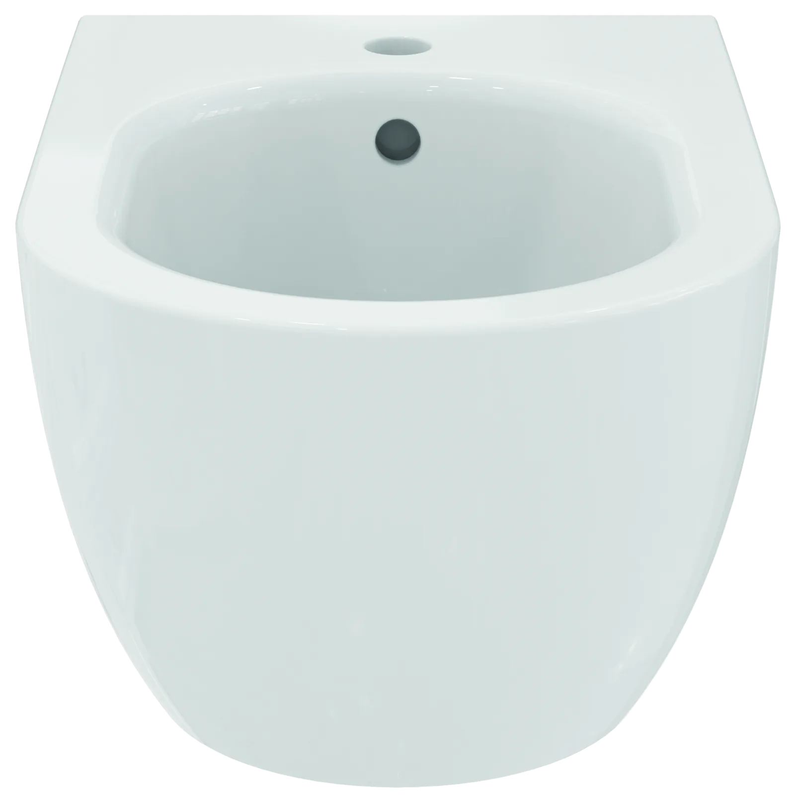 Asma Bide 355x540x250 mm, 1 tek batarya delikli, taşma delikli