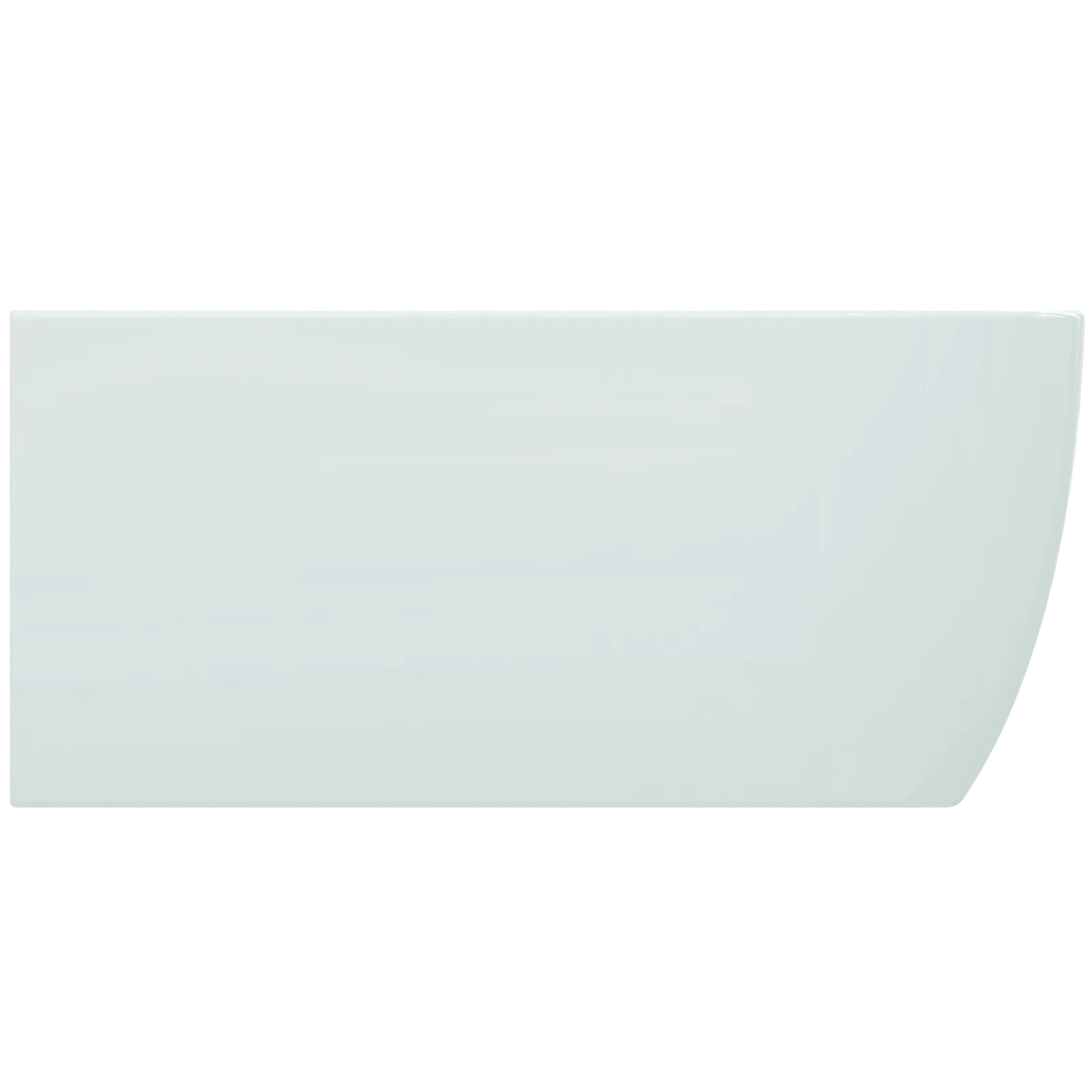 Asma Bide 355x540x250 mm, 1 tek batarya delikli, taşma delikli
