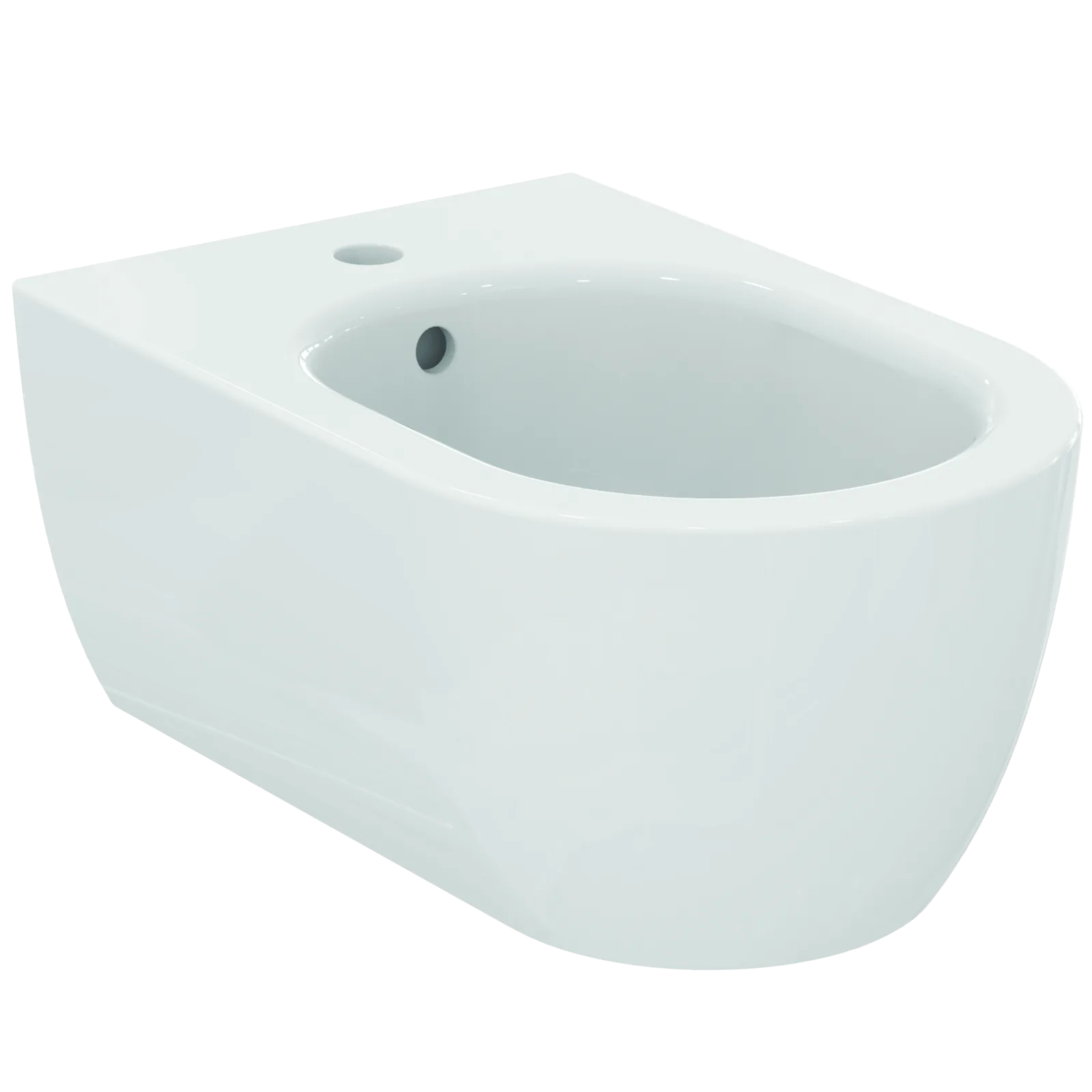 Asma Bide 355x540x250 mm, 1 tek batarya delikli, taşma delikli