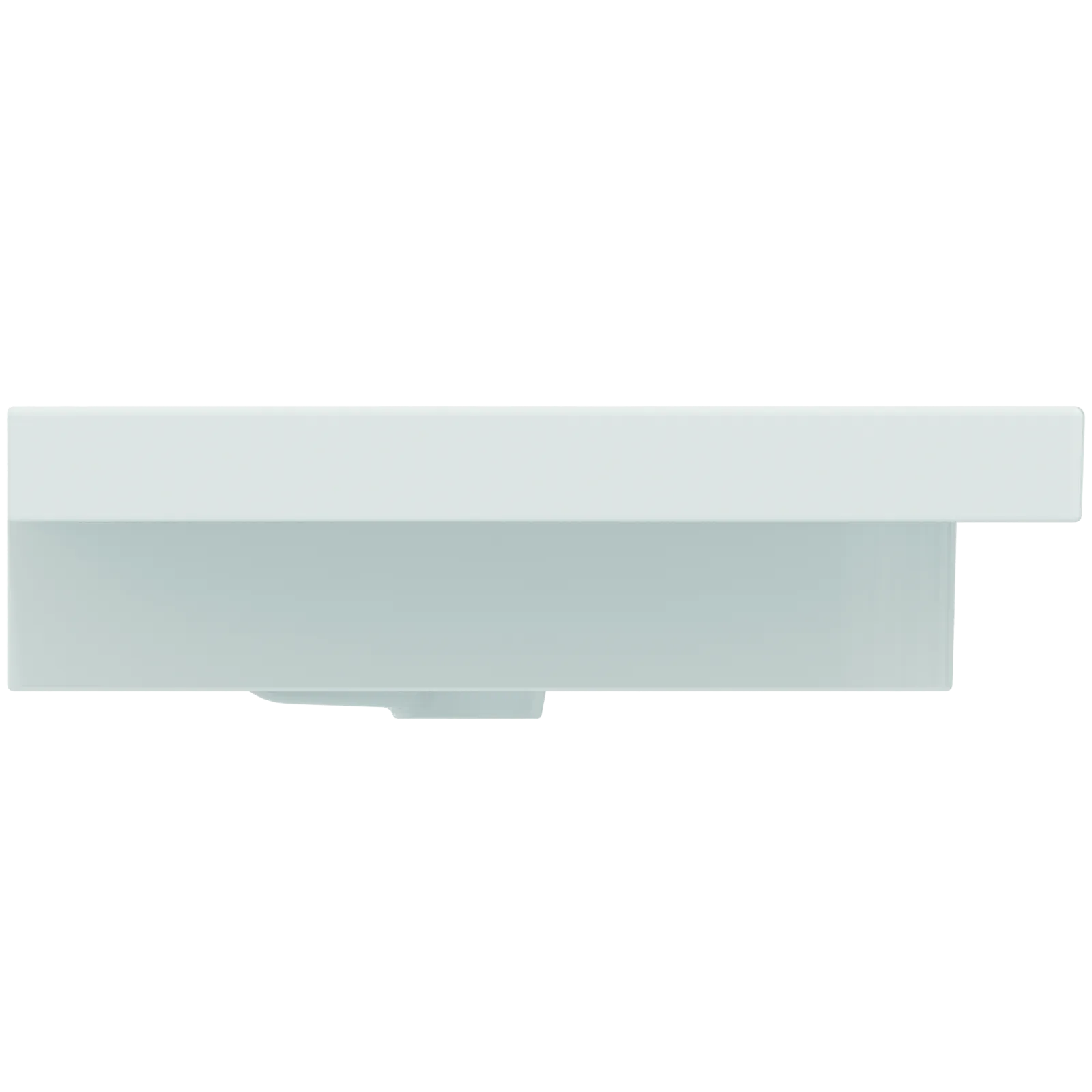 Etajerli Lavabo 810x510x150 mm, 1 tek batarya delikli, taşma delikli