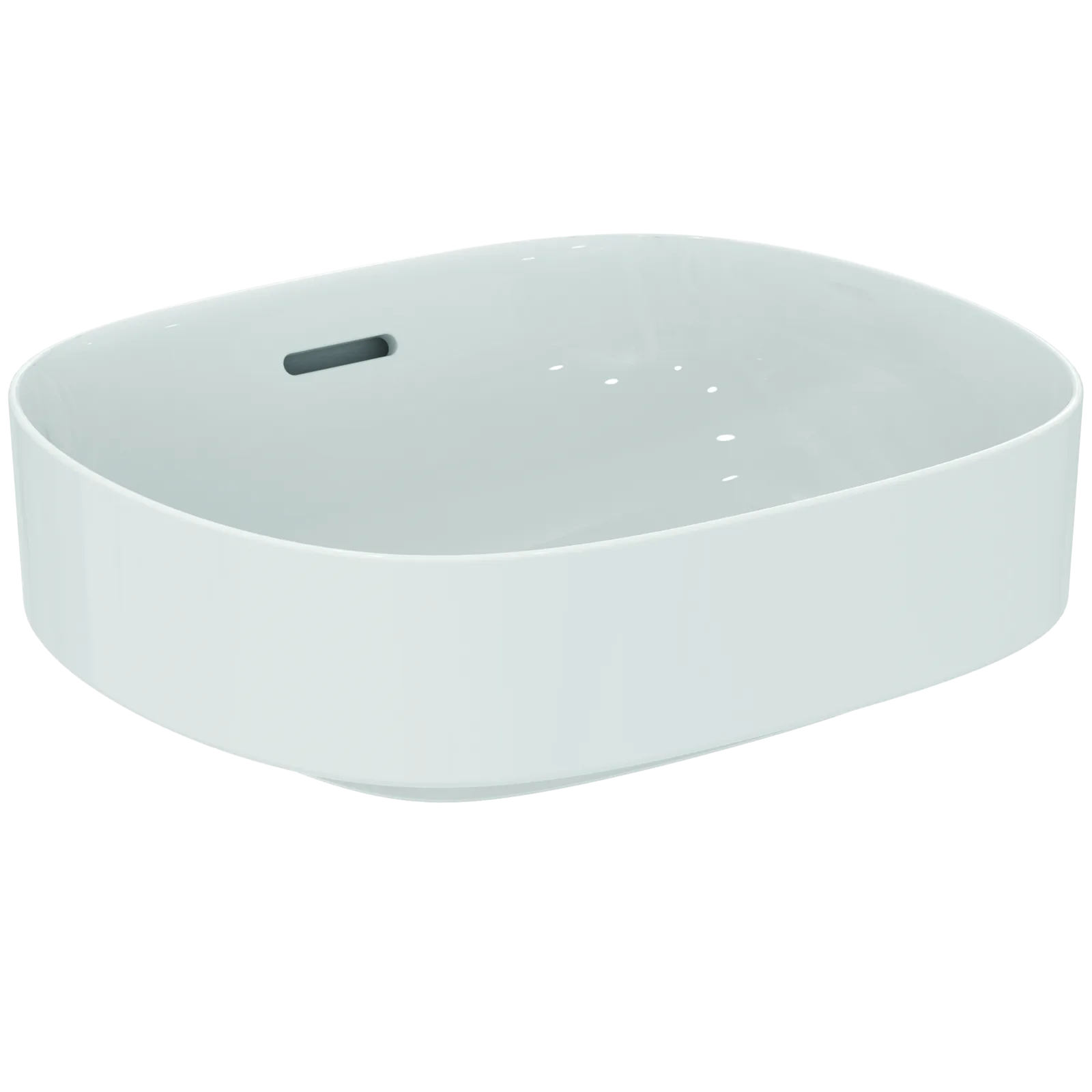 Çanak Lavabo 450x380x155 mm, batarya deliksiz, taşma delikli