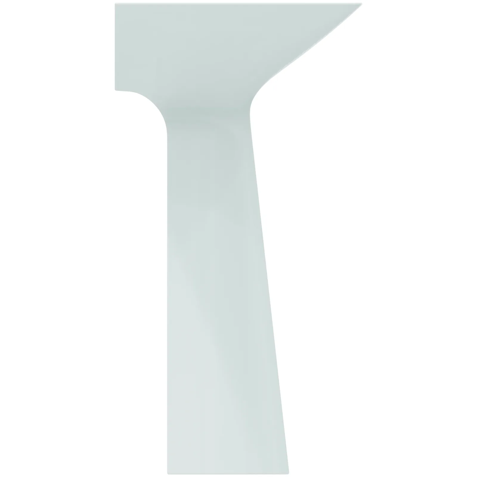 Lavabo 740x470x900 mm, 1 tek batarya delikli, taşma delikli