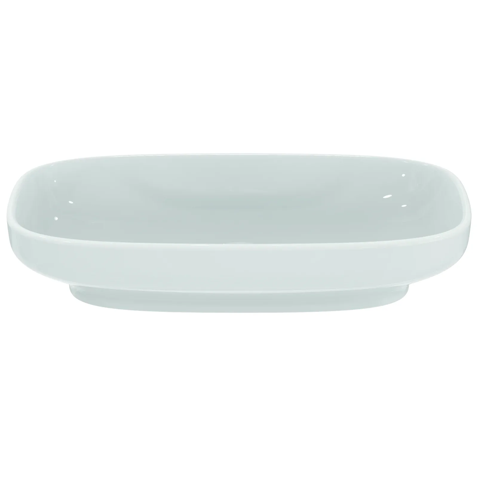 Çanak Lavabo 600x370x120 mmGrinded bottom side, batarya deliksiz, taşma deliksiz