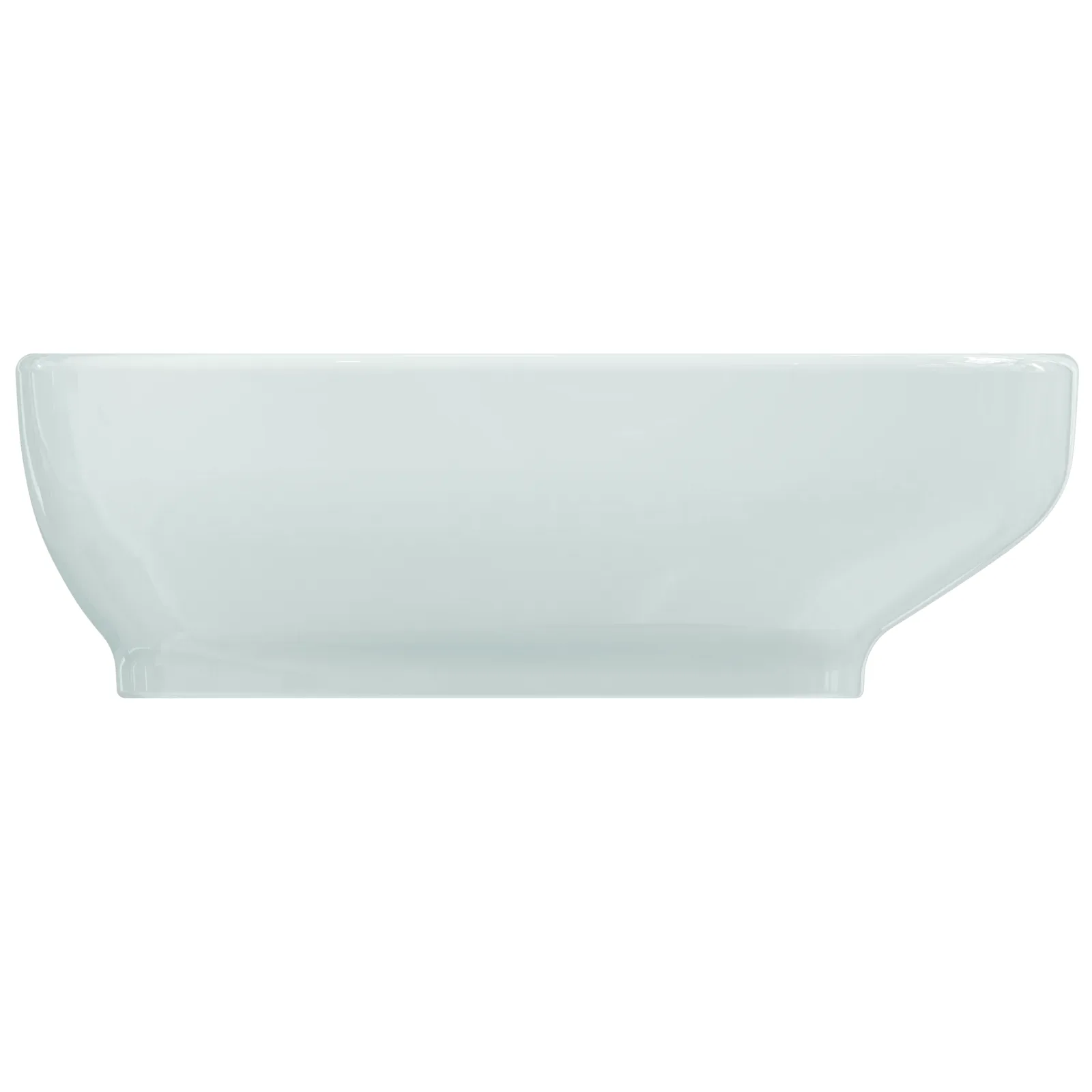 Çanak Lavabo 600x370x120 mmGrinded bottom side, batarya deliksiz, taşma deliksiz