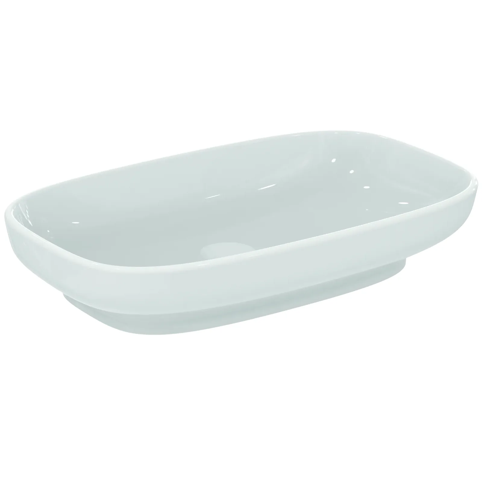 Çanak Lavabo 600x370x120 mmGrinded bottom side, batarya deliksiz, taşma deliksiz