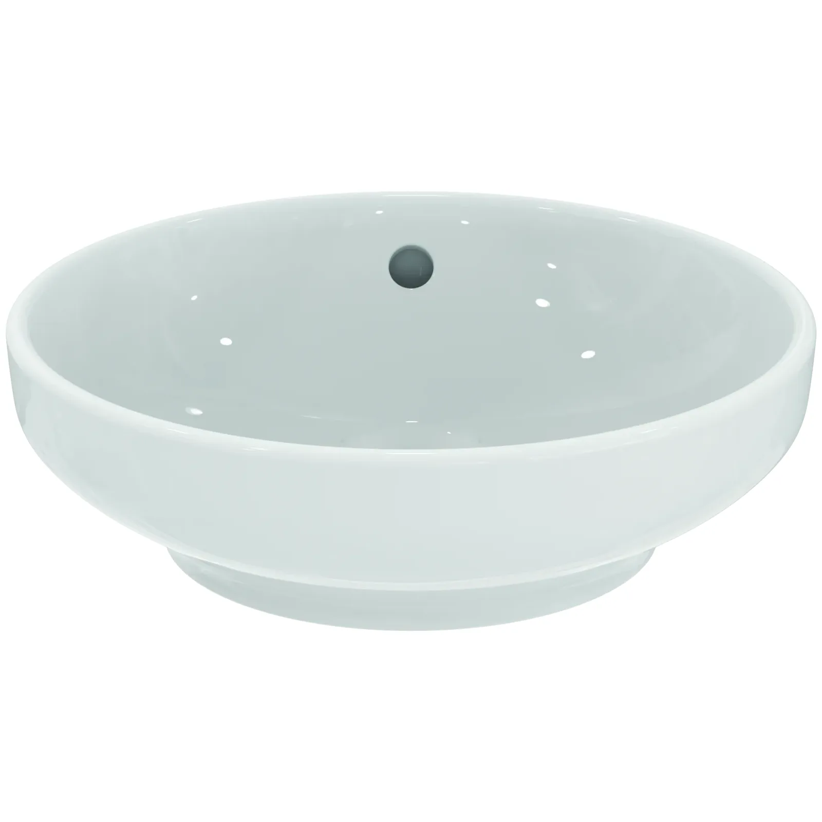 Çanak Lavabo 400x400x140 mmGrinded bottom side, batarya deliksiz, taşma delikli
