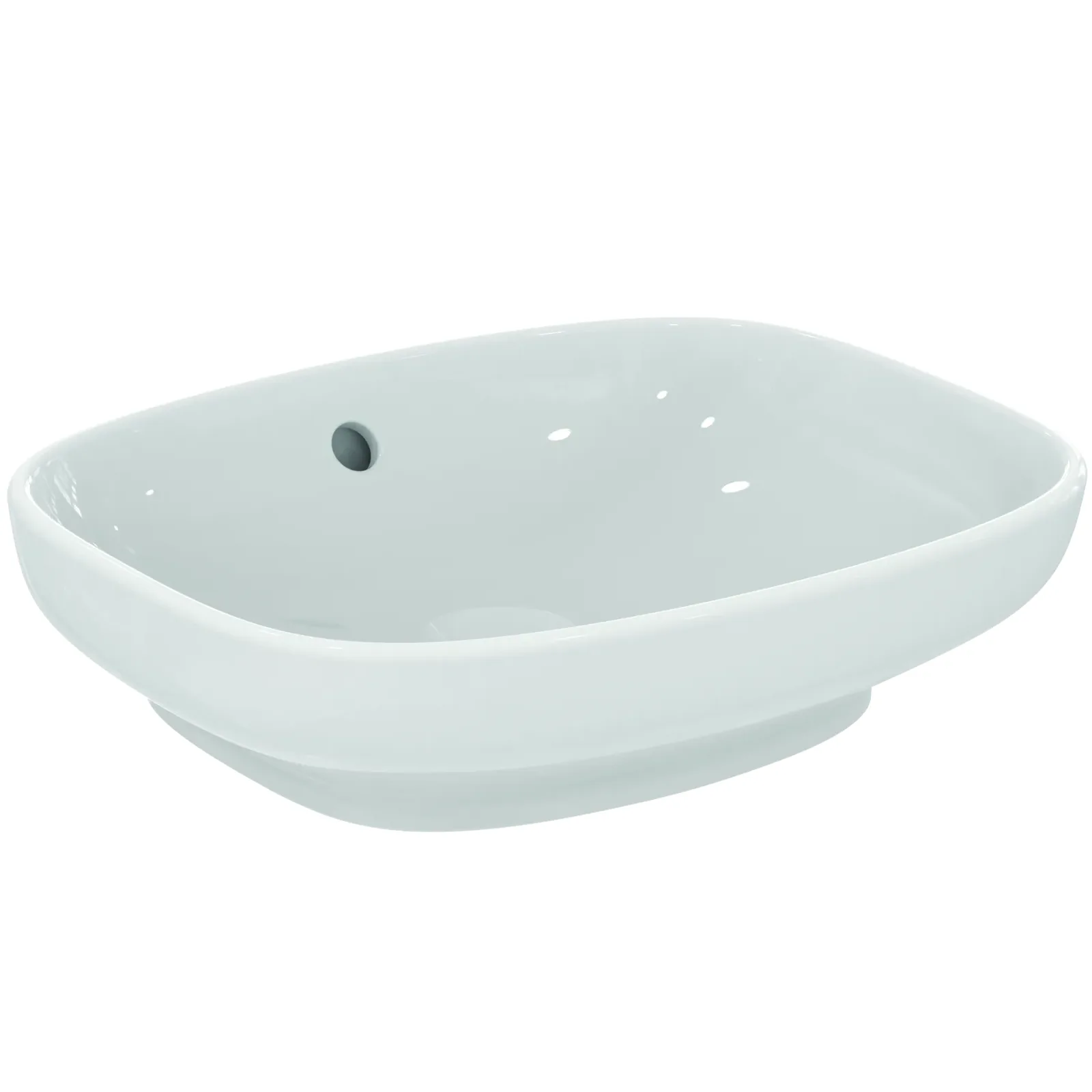 Çanak Lavabo 450x370x140 mmGrinded bottom side, batarya deliksiz, taşma delikli