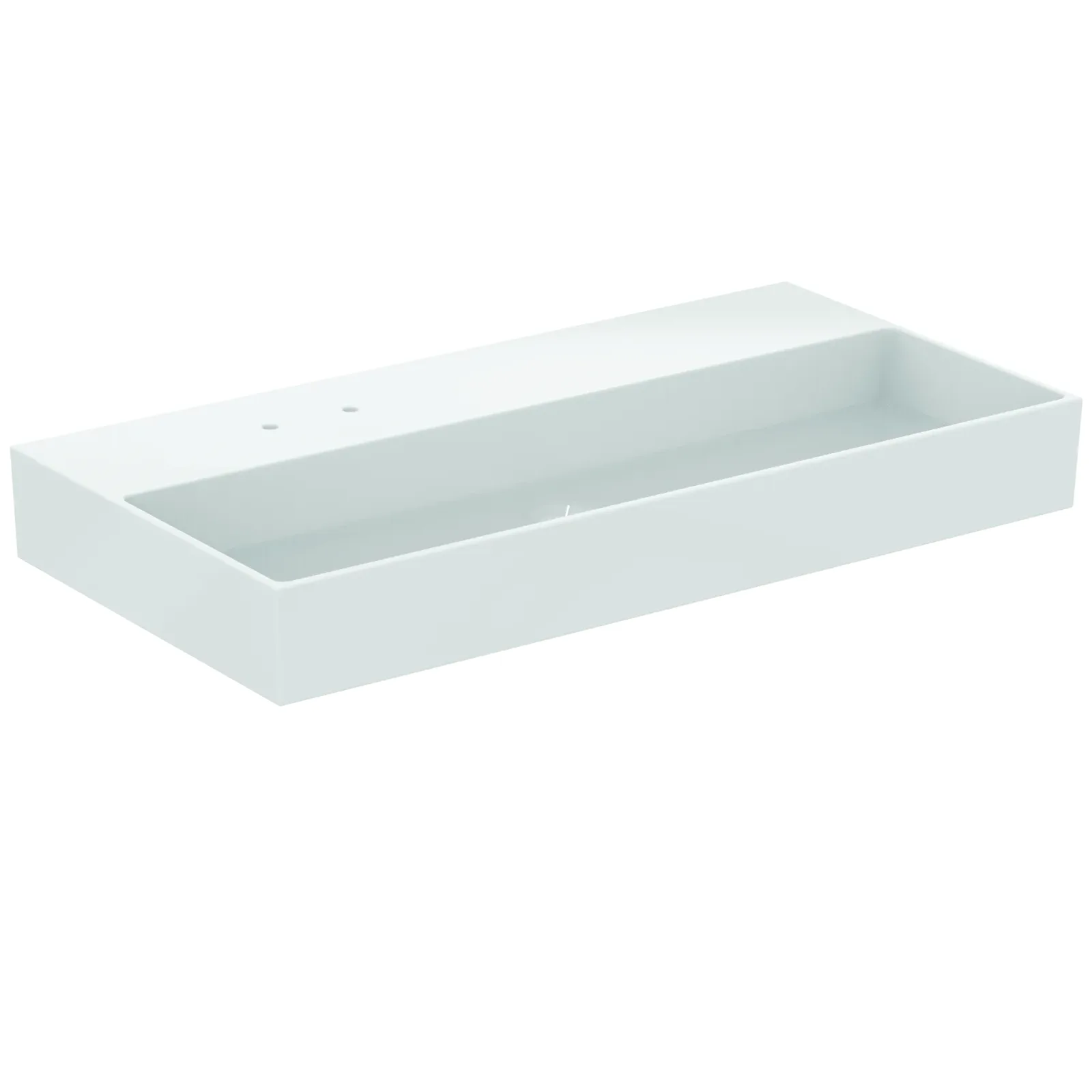 Lavabo 1015x515x125 mmGrinded bottom side, 2 batarya delikli, taşma deliksiz