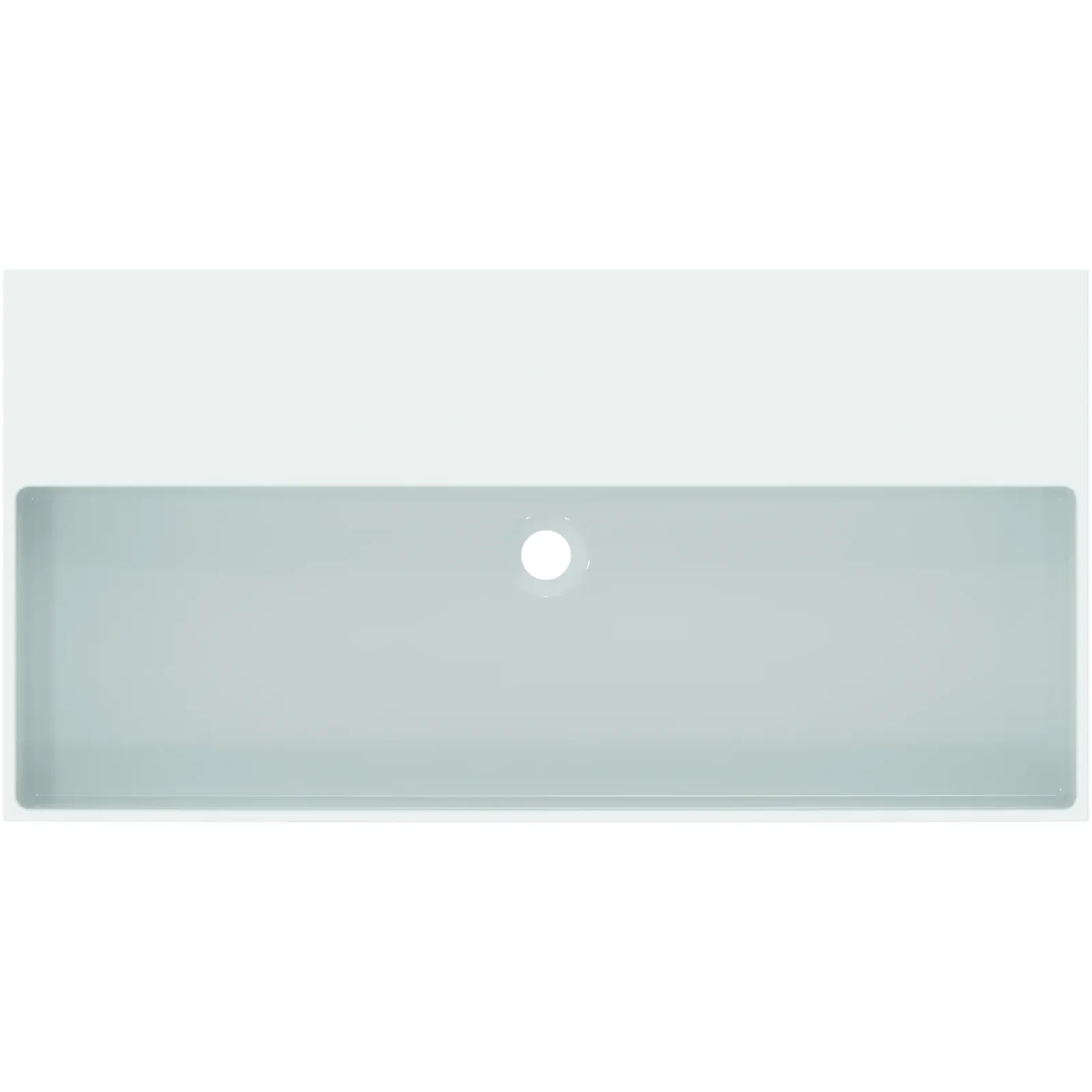 Lavabo 1015x515x125 mm, batarya deliksiz, taşma deliksiz