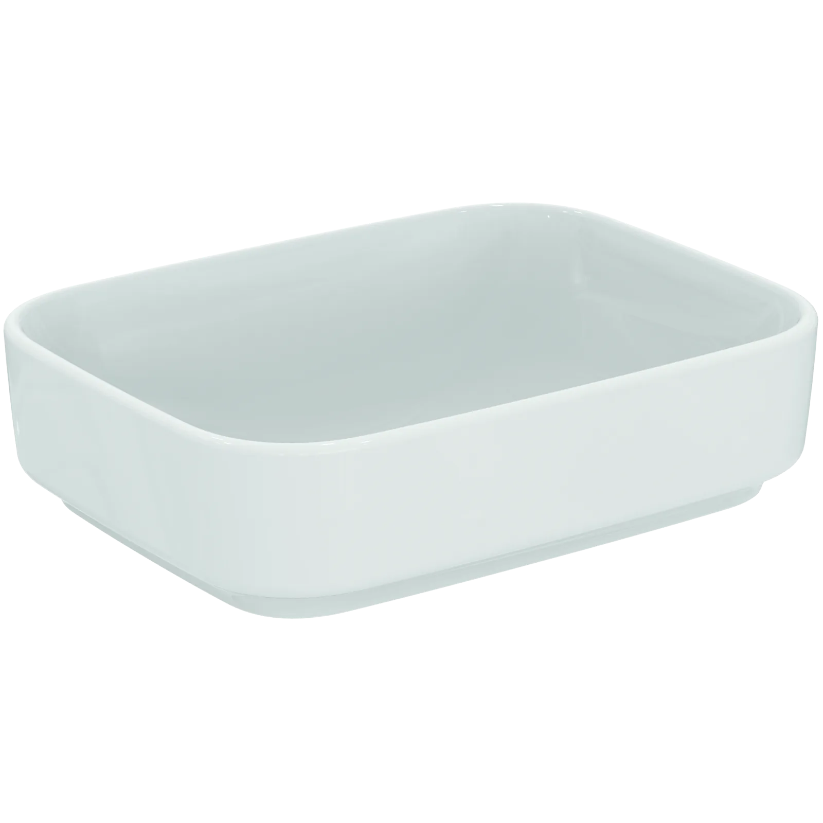 Çanak Lavabo 500x380x130 mm, batarya deliksiz, taşma deliksiz