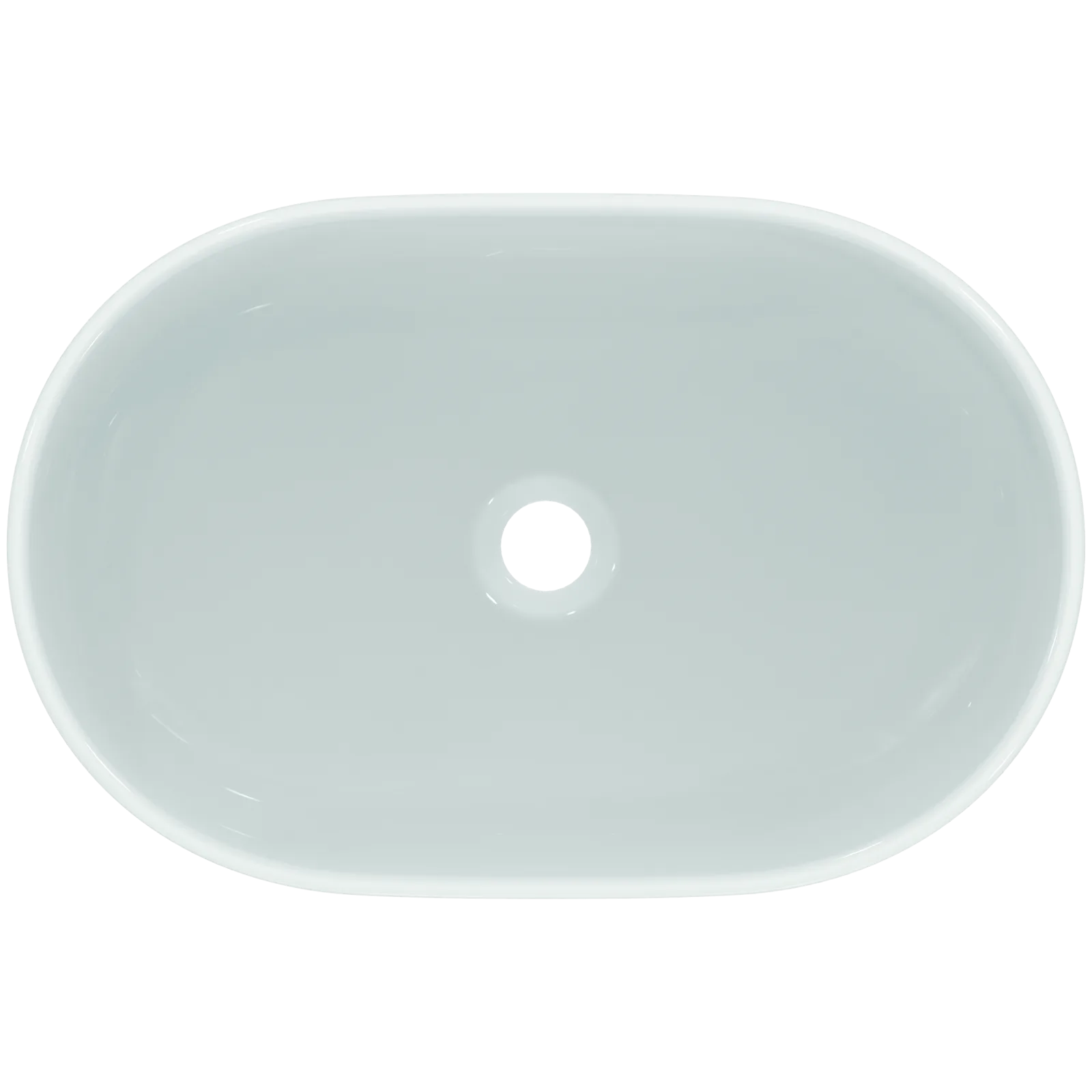 Çanak Lavabo 550x360x130 mm, batarya deliksiz, taşma deliksiz