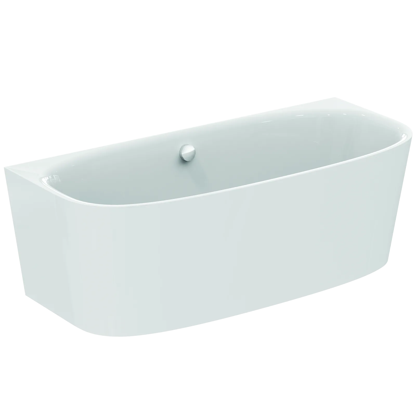 Özel Şekilli Küvet 1800x805x610 mm, batarya deliksiz, taşma delikli, sifon kumandalı